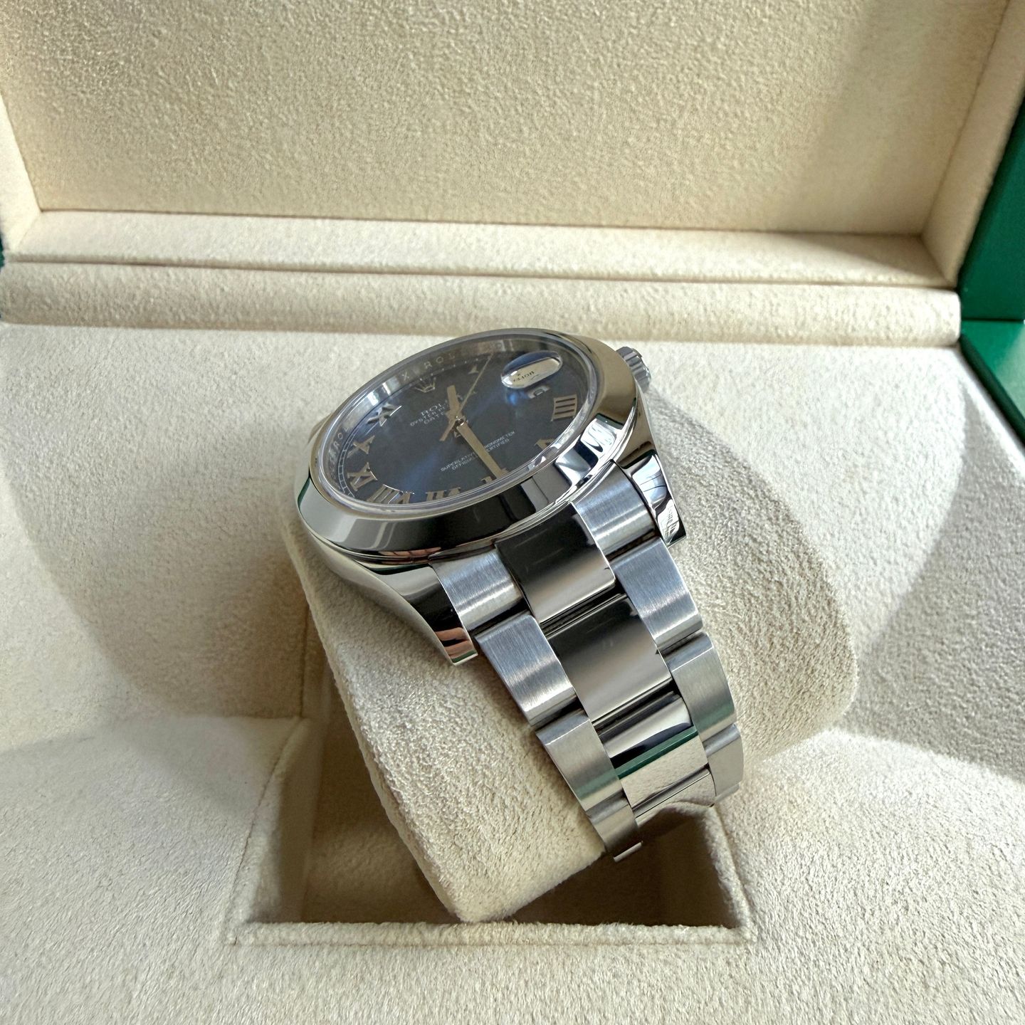 Rolex Datejust II 116300 (2018) - Blauw wijzerplaat 41mm Staal (2/6)