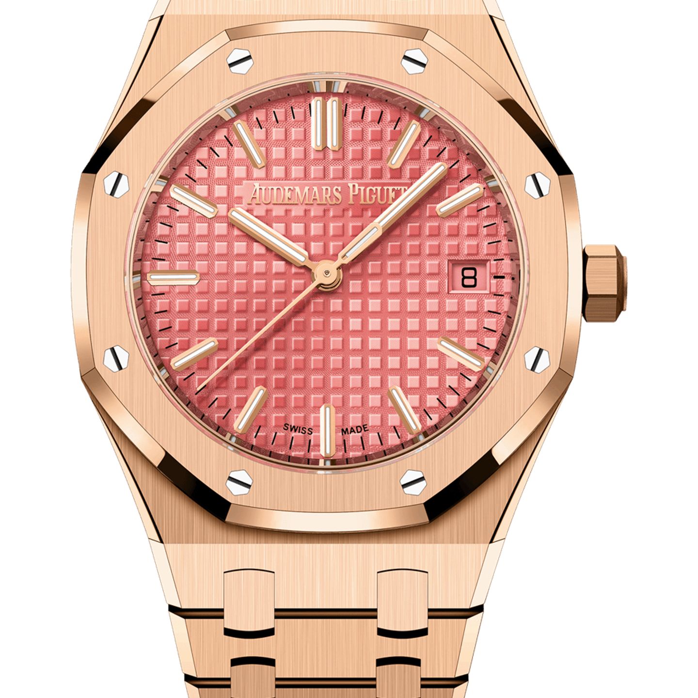 Audemars Piguet Royal Oak Selfwinding 77450OR.OO.1361OR.01 (2025) - Pink dial 34 mm Rose Gold case (1/1)