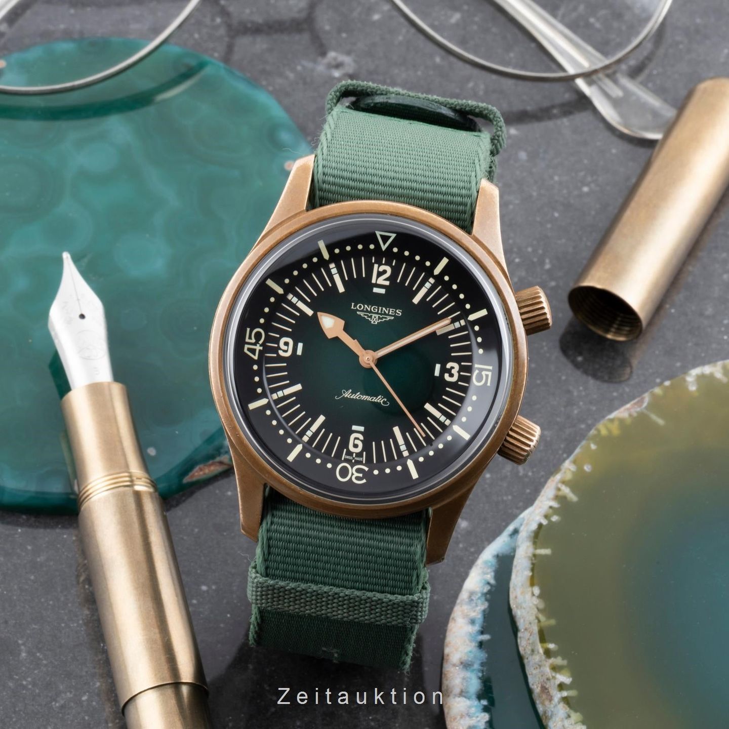 Longines Legend Diver L3.774.1.50.2 (2022) - 42mm Brons (3/8)