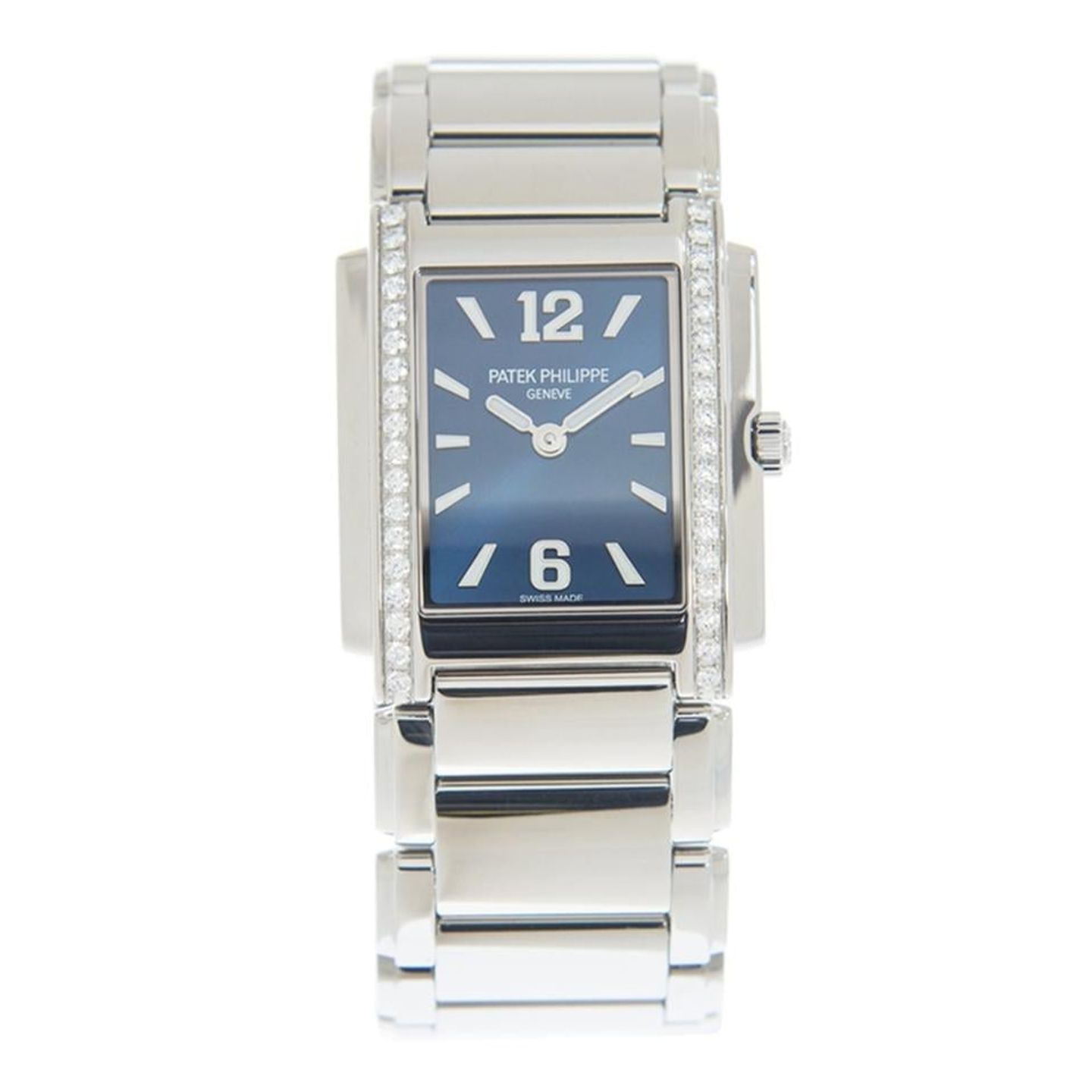 Patek Philippe Twenty~4 4910/1200A-001 (2025) - Blue dial 30 mm Steel case (3/10)