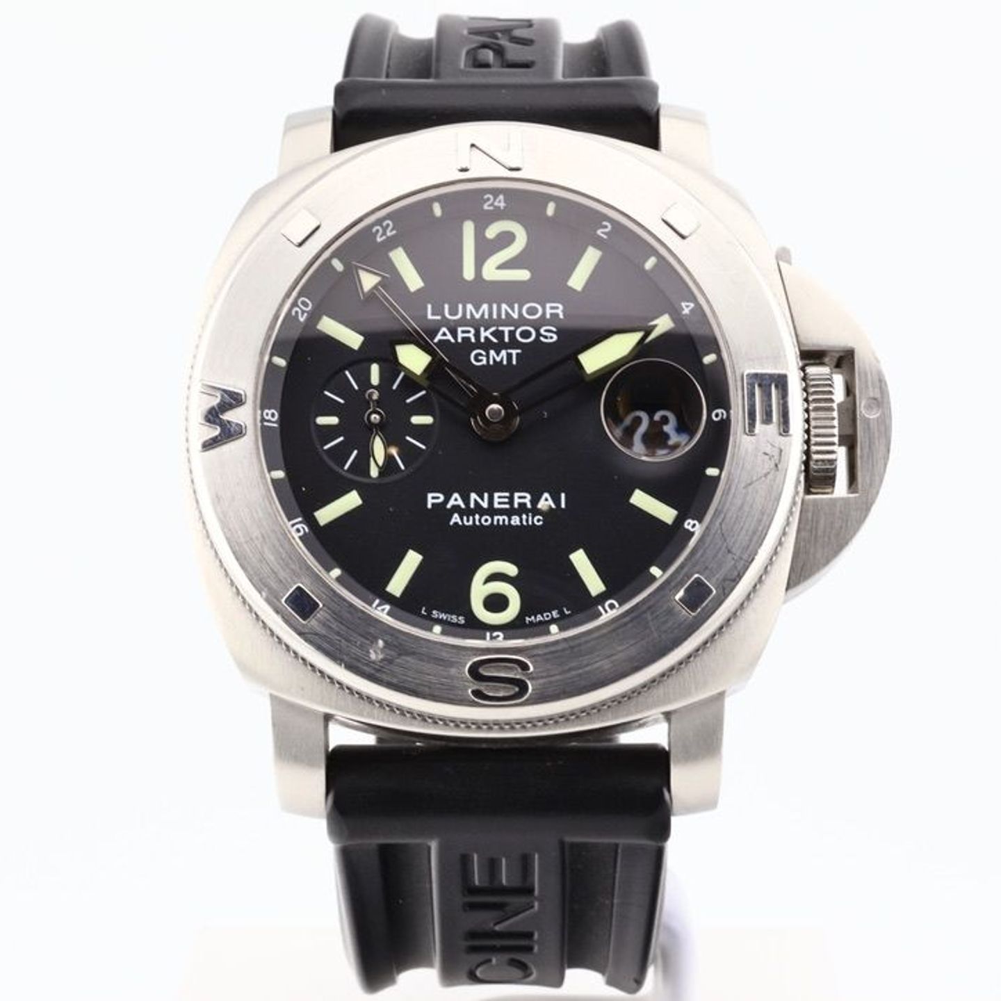 Panerai Luminor PAM00092 (2005) - Zwart wijzerplaat 44mm Staal (1/1)