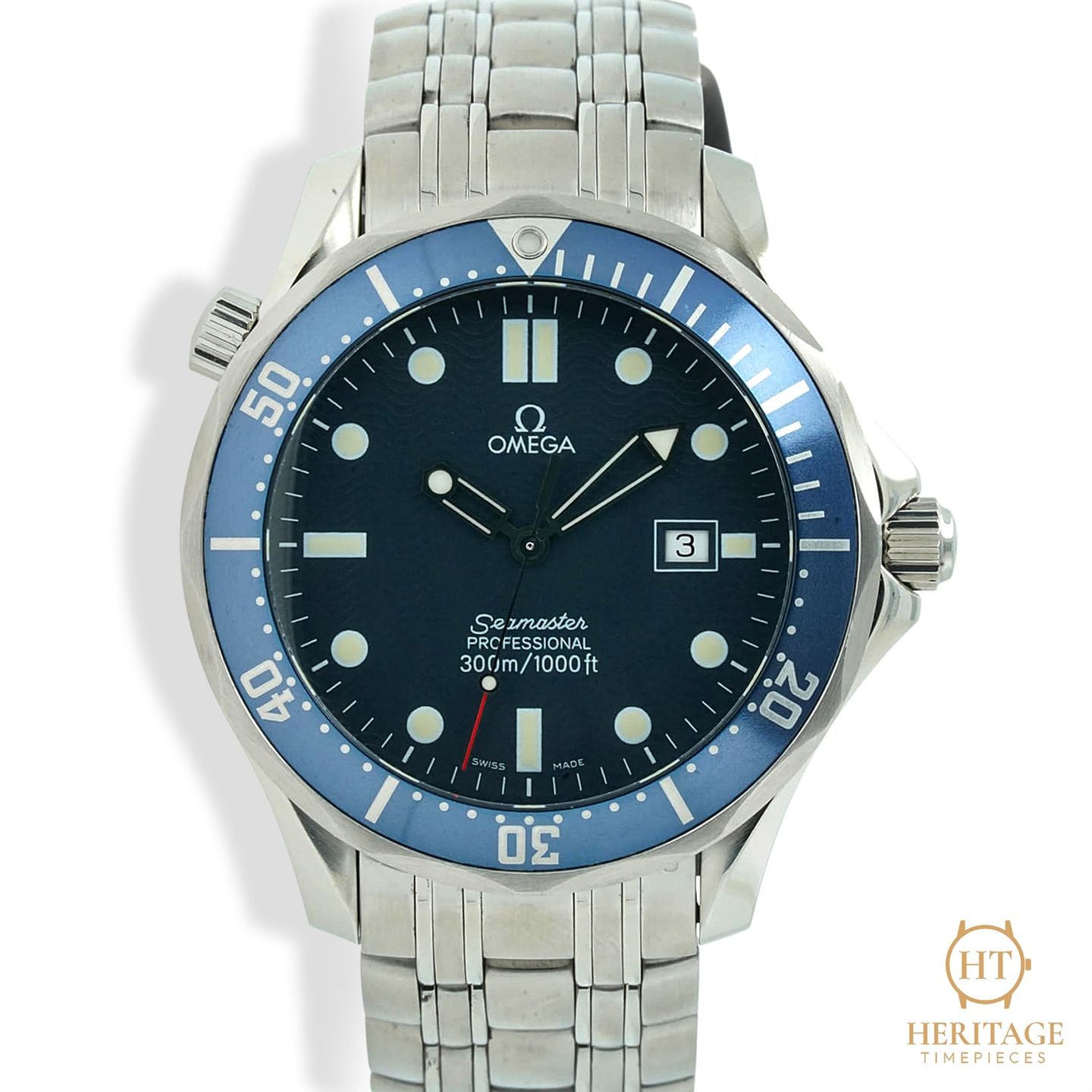 Omega Seamaster 2541.80 (2004) - Blue dial 41 mm Steel case (2/8)