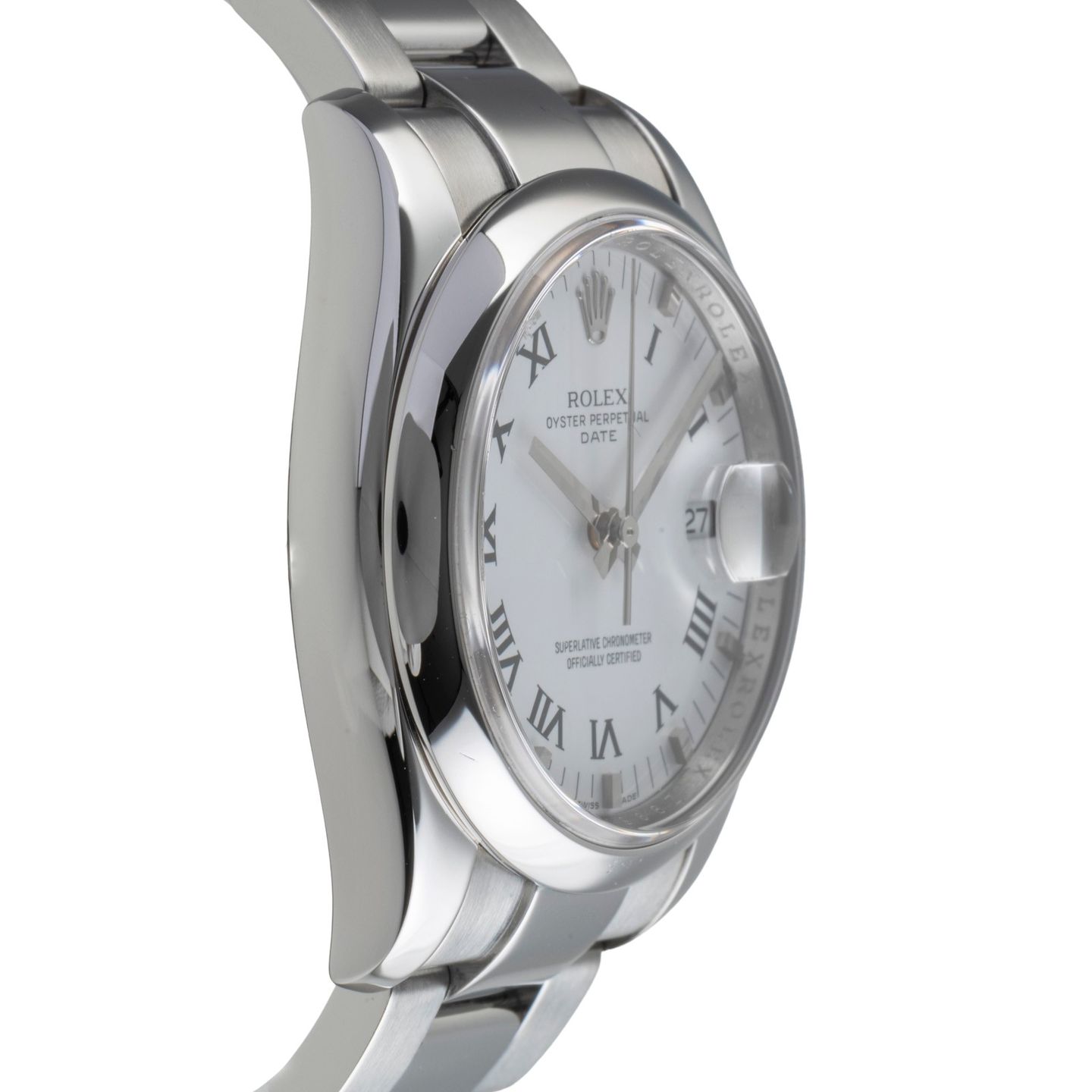 Rolex Oyster Perpetual Date 115200 (Onbekend (willekeurig serienummer)) - 34mm Staal (7/8)