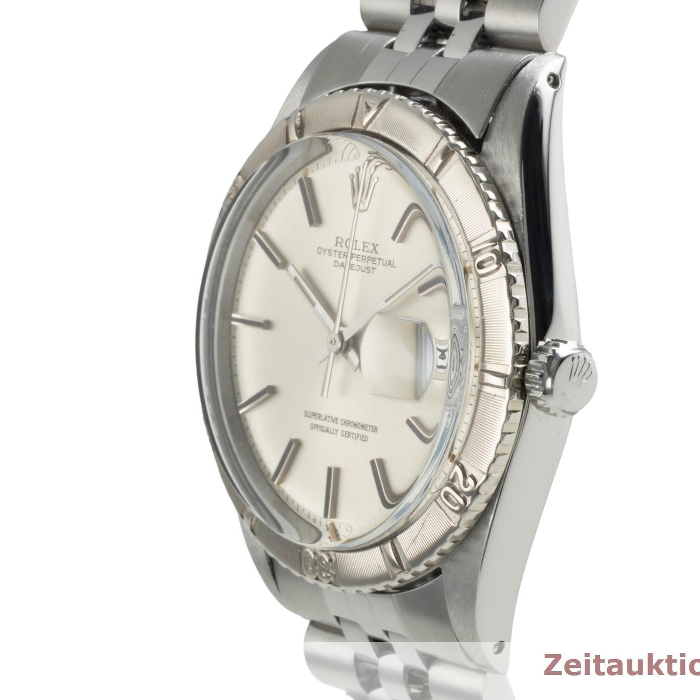 Rolex Datejust Turn-O-Graph 1625 (1966) - Silver dial 36 mm Steel case (6/8)