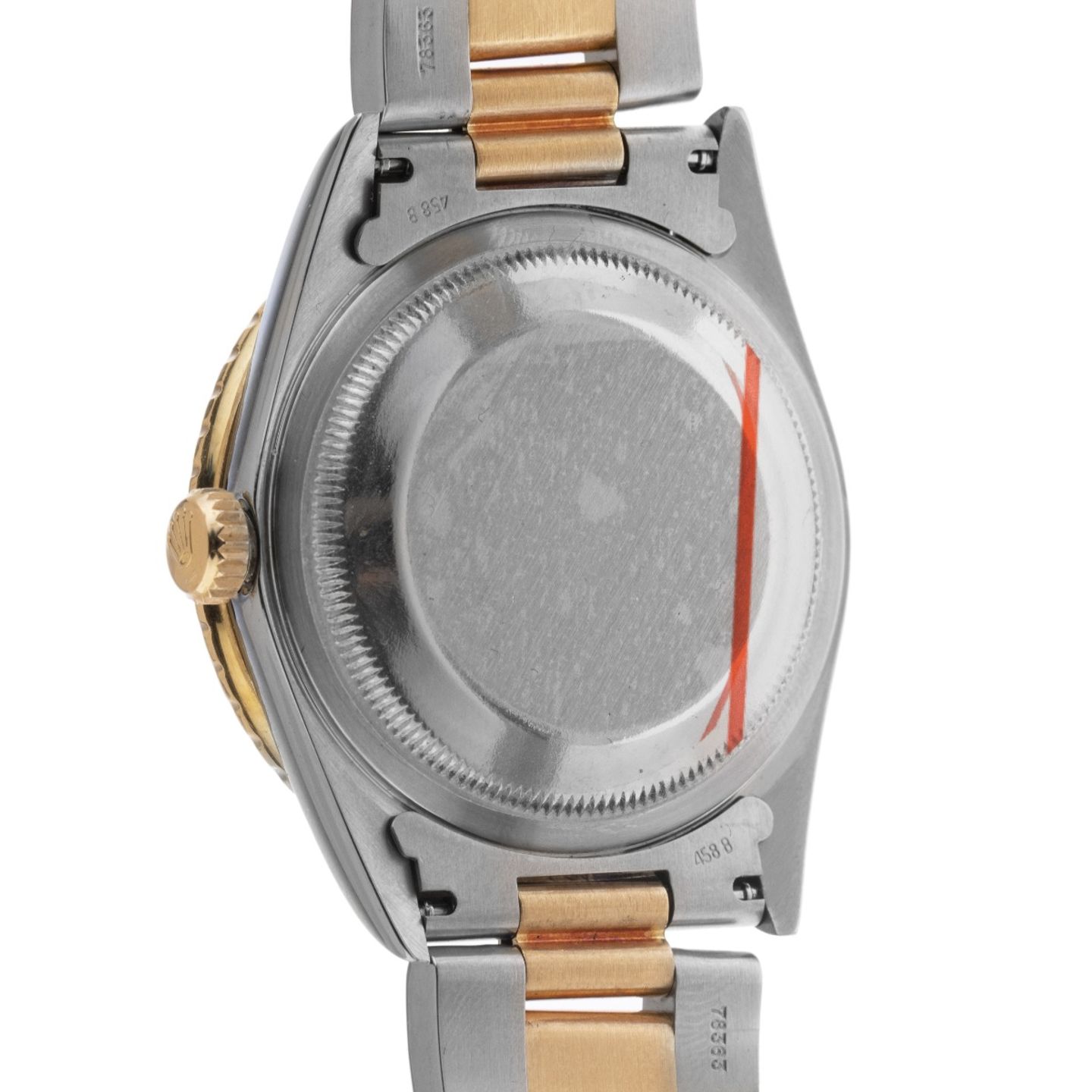Rolex Datejust Turn-O-Graph 16263 (2002) - Black dial 36 mm Gold/Steel case (6/8)
