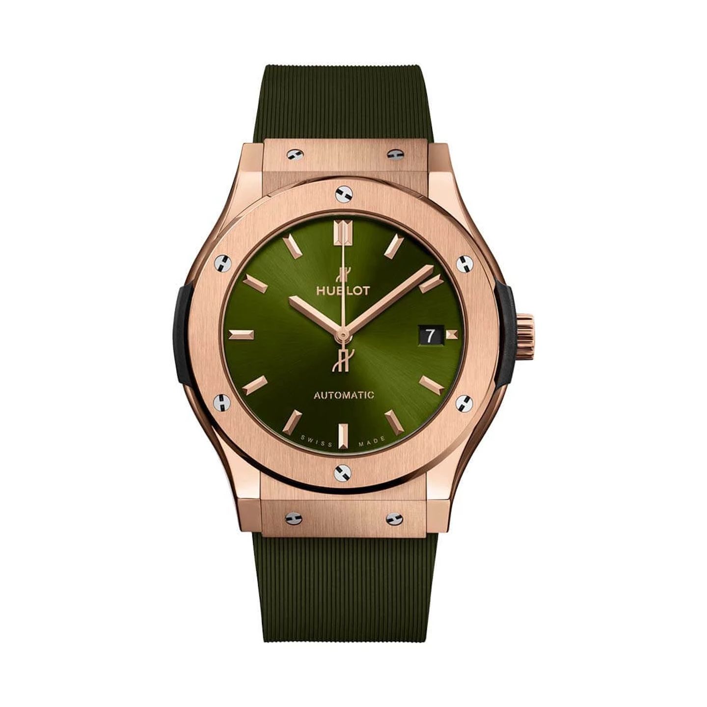 Hublot Classic Fusion 511.OX.8980.RX (2024) - Groen wijzerplaat 45mm Roségoud (3/3)