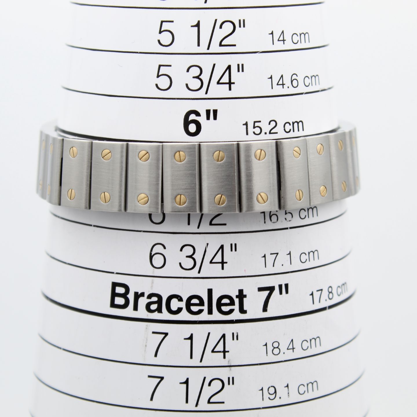 Cartier Santos Galbée 2423 (2006) - White dial 35 mm Gold/Steel case (5/8)