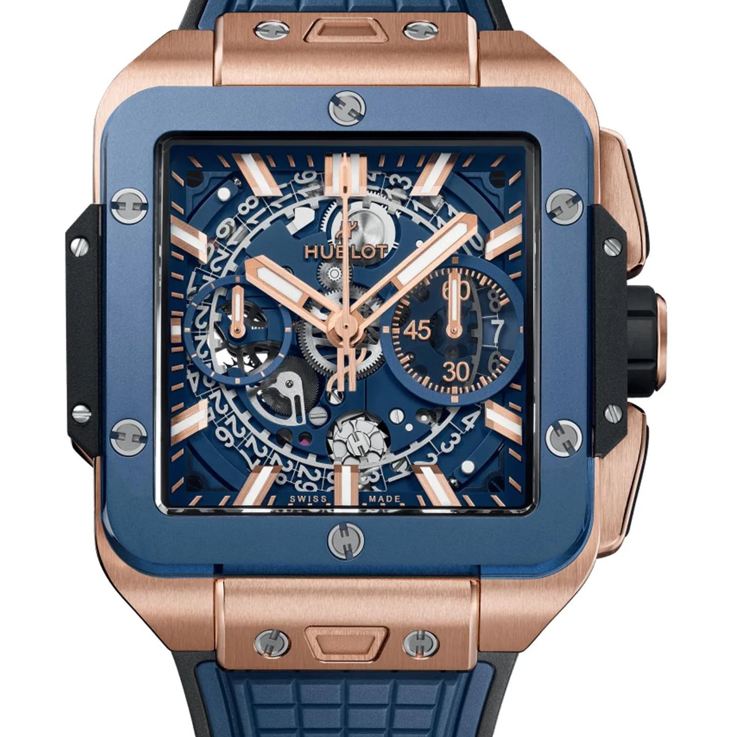 Hublot Square Bang 821.OL.5180.RX (2026) - Transparant wijzerplaat 42mm Roségoud (1/1)