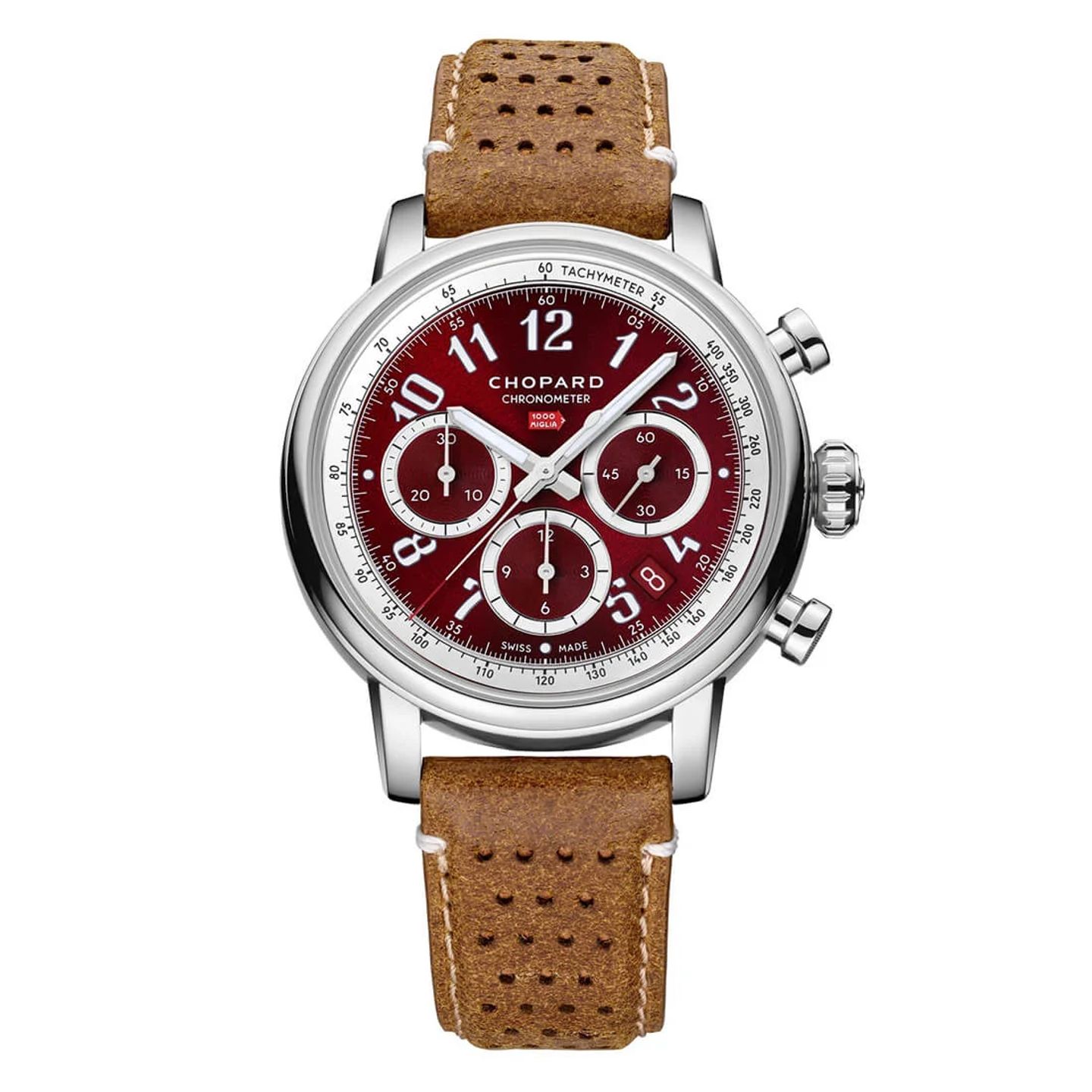 Chopard Mille Miglia 168619-3003 (2024) - Rood wijzerplaat 41mm Staal (3/3)