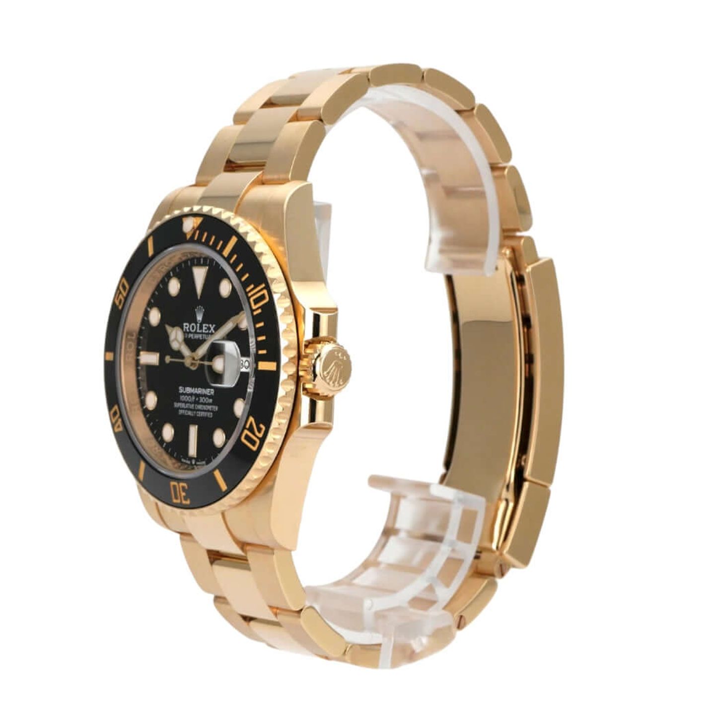 Rolex Submariner Date 126618LN (2022) - Zwart wijzerplaat 41mm Geelgoud (3/8)