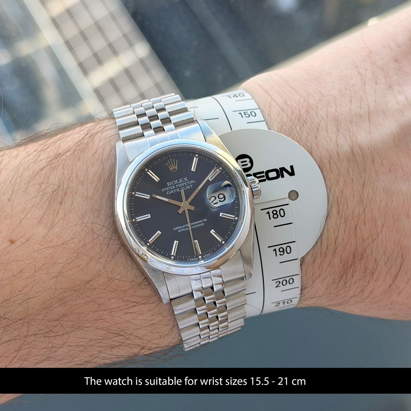 Rolex Datejust 36 16200 (1997) - 36 mm Steel case (2/8)