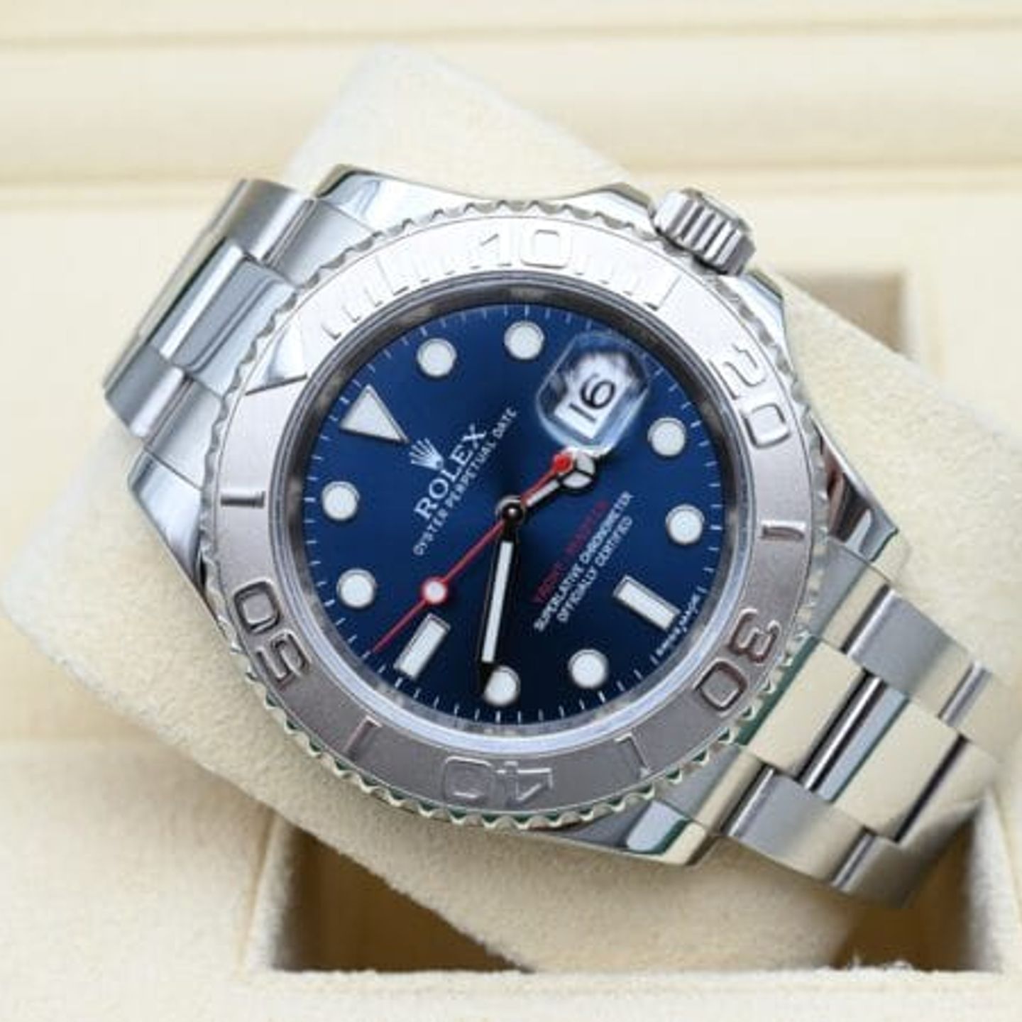 Rolex Yacht-Master 40 116622 (2016) - Blauw wijzerplaat 40mm Staal (1/21)