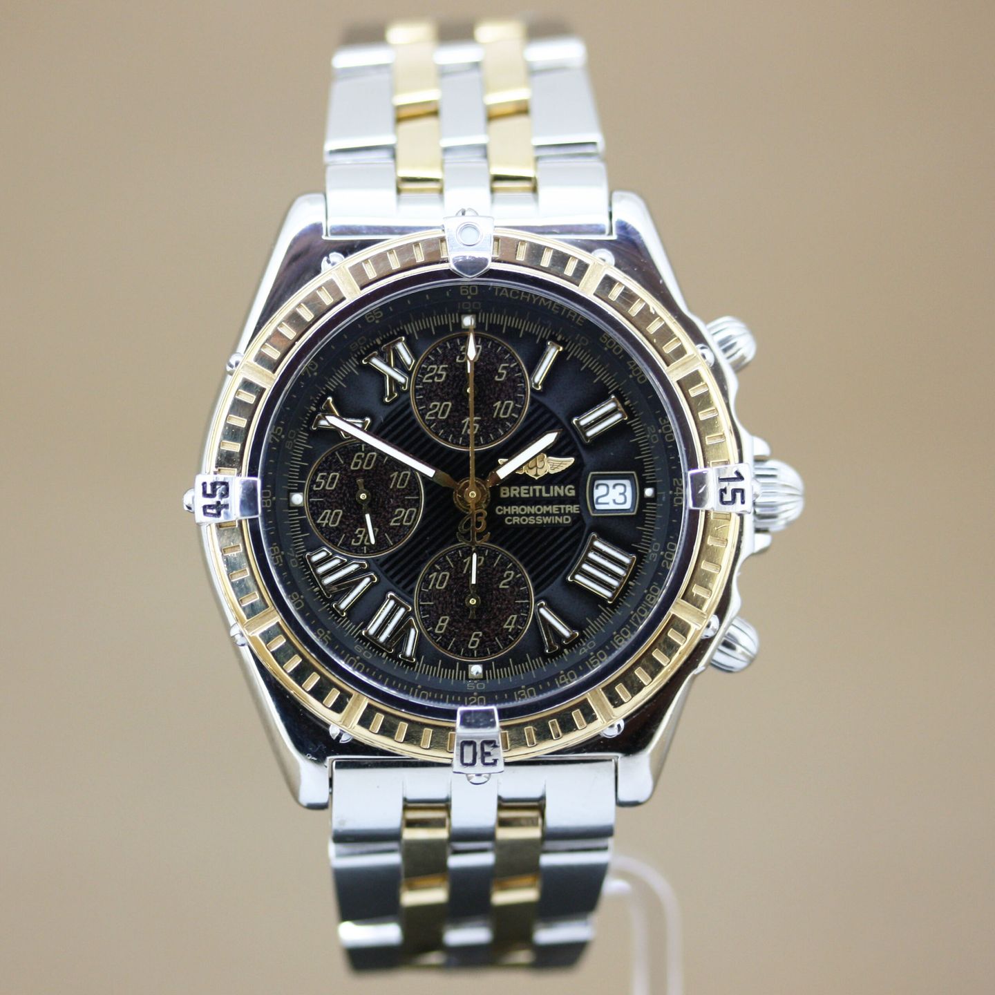 Breitling Crosswind Chronograph D13355 (2004) - 43mm Staal (1/8)