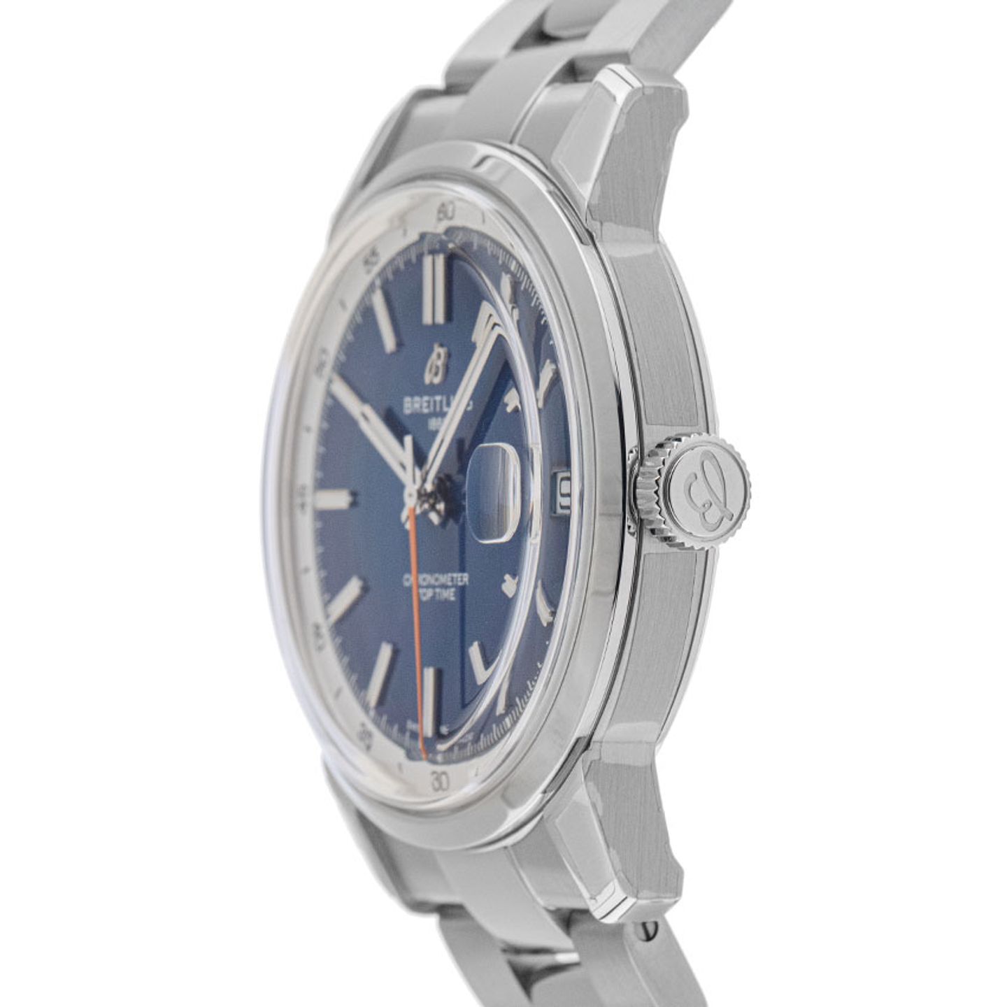 Breitling Top Time AB3113A71C1A1 (2025) - Blue dial 38 mm Steel case (4/7)