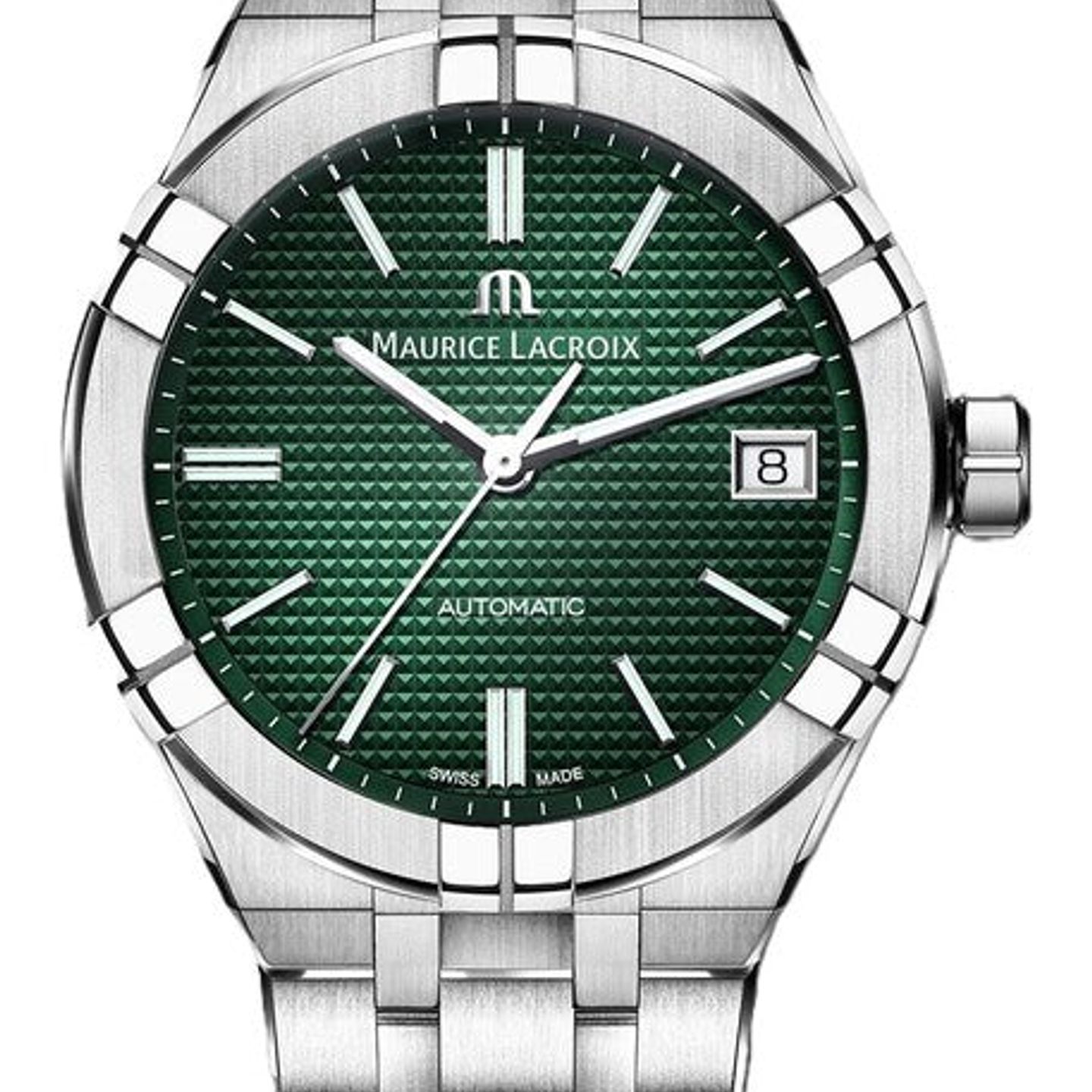Maurice Lacroix Aikon AI6007-SS00F-630-D (2026) - Green dial 39 mm Steel case (1/1)