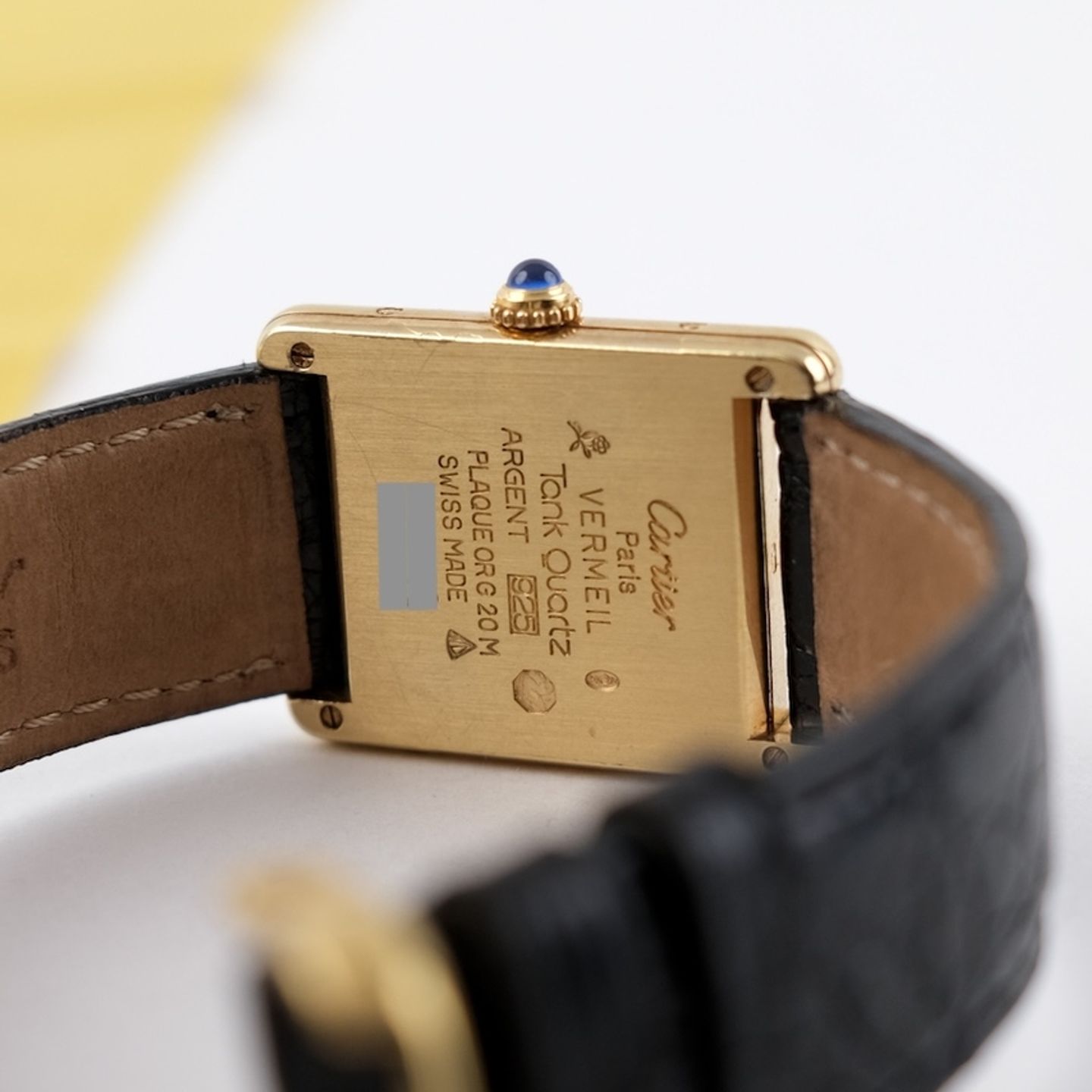 Cartier Tank Vermeil 590005 (Onbekend (willekeurig serienummer)) - 23mm (7/8)