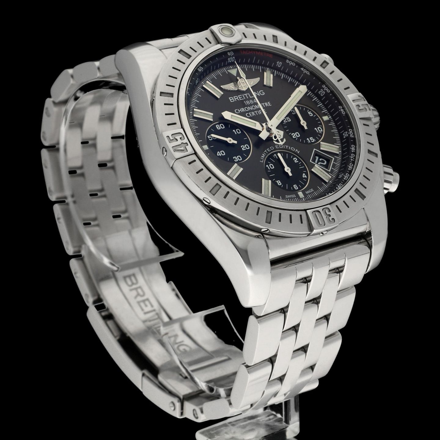 Breitling Chronomat 44 AB0115 (2019) - Grey dial 44 mm Steel case (6/8)