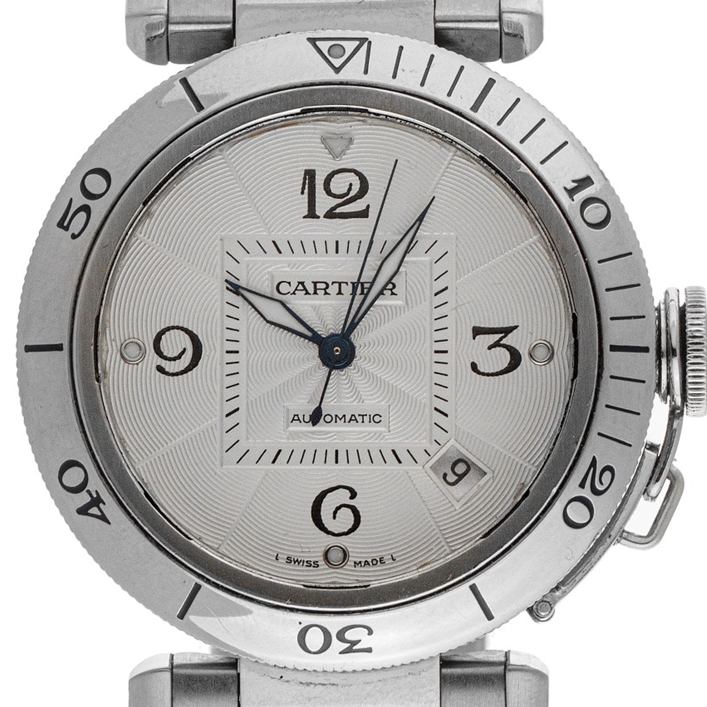 Cartier Pasha 2379 (2001) - 38mm Staal (1/7)