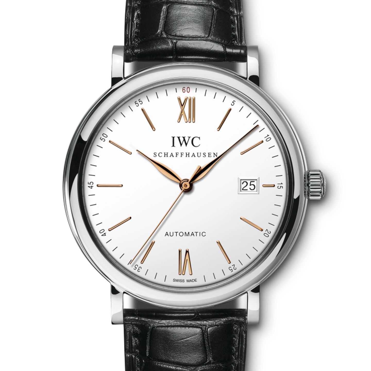 IWC Portofino Automatic IW356517 (2024) - Zilver wijzerplaat 40mm Staal (1/1)