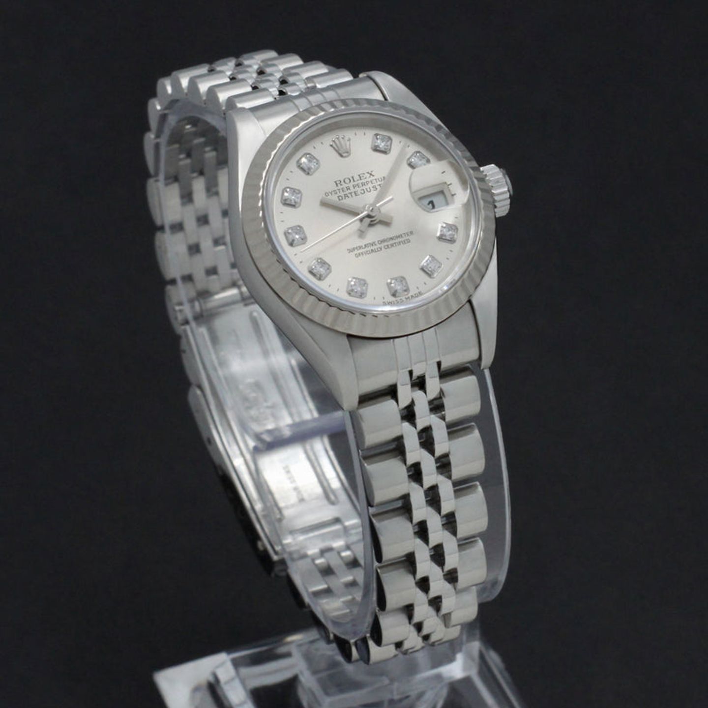 Rolex Lady-Datejust 79174 (2001) - Silver dial 26 mm Steel case (4/7)