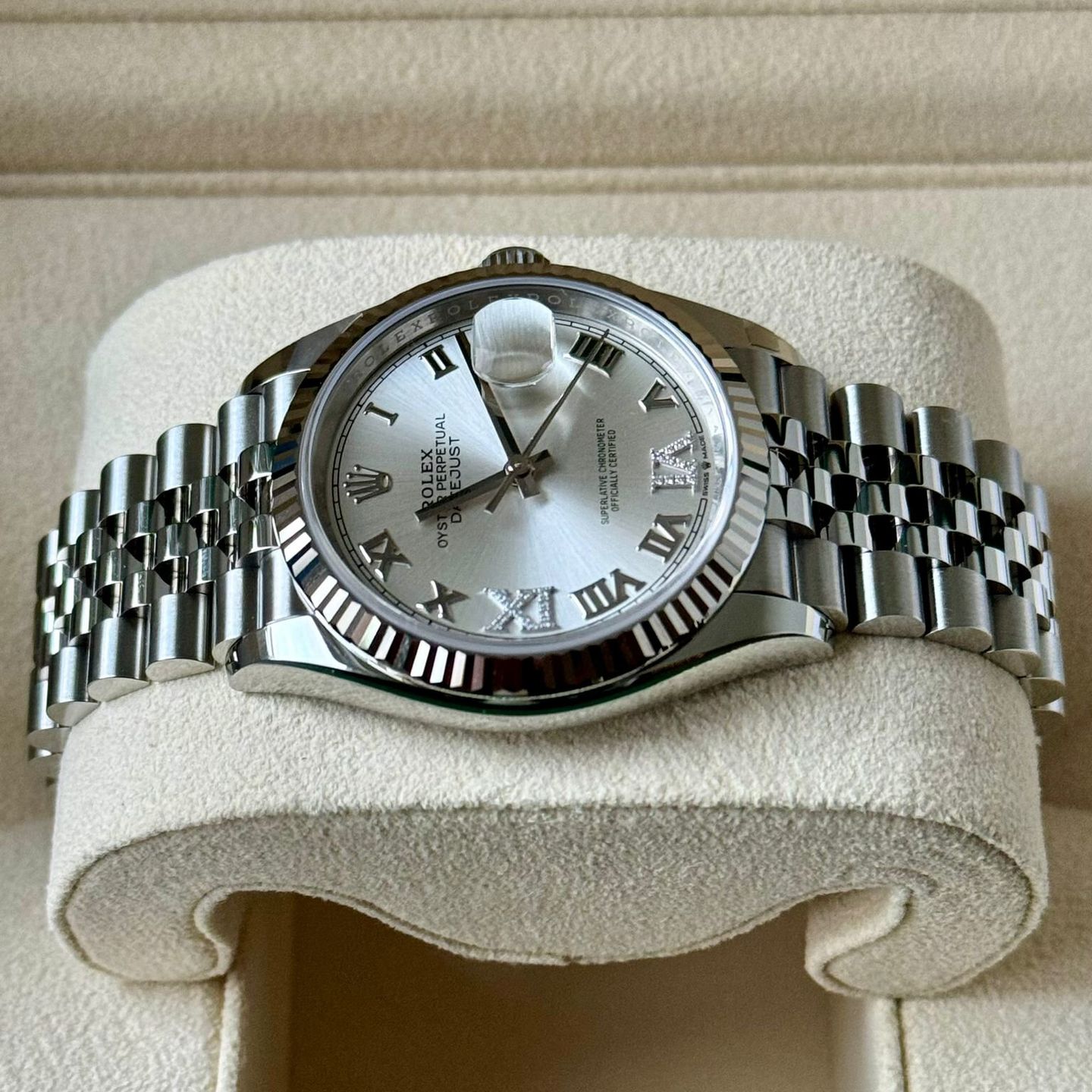 Rolex Datejust 36 126234 (2023) - Silver dial 36 mm Steel case (5/7)