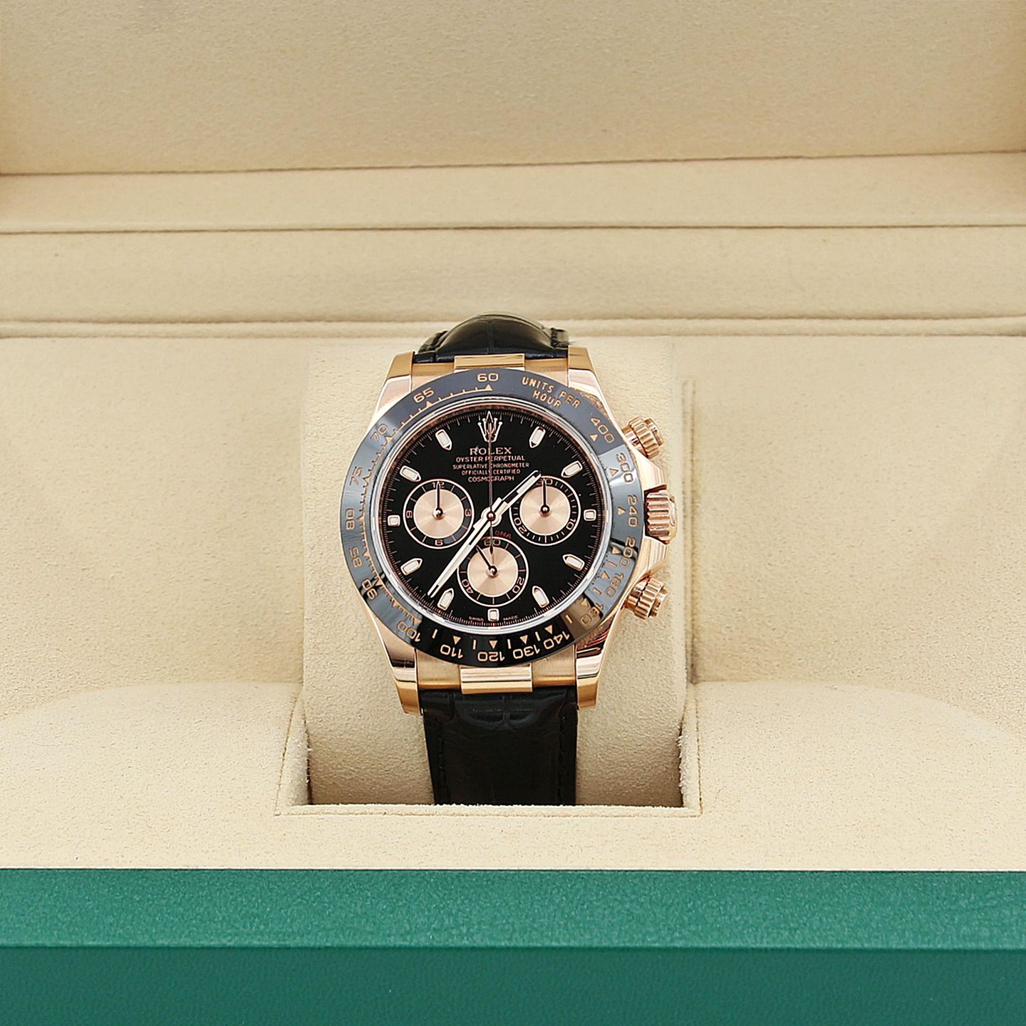 Rolex Daytona 116515LN (2016) - Silver dial 40 mm Rose Gold case (1/8)