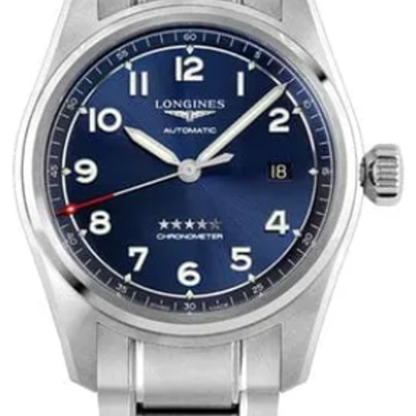 Longines Spirit L3.810.4.93.9 (2024) - Blue dial 40 mm Steel case (1/1)