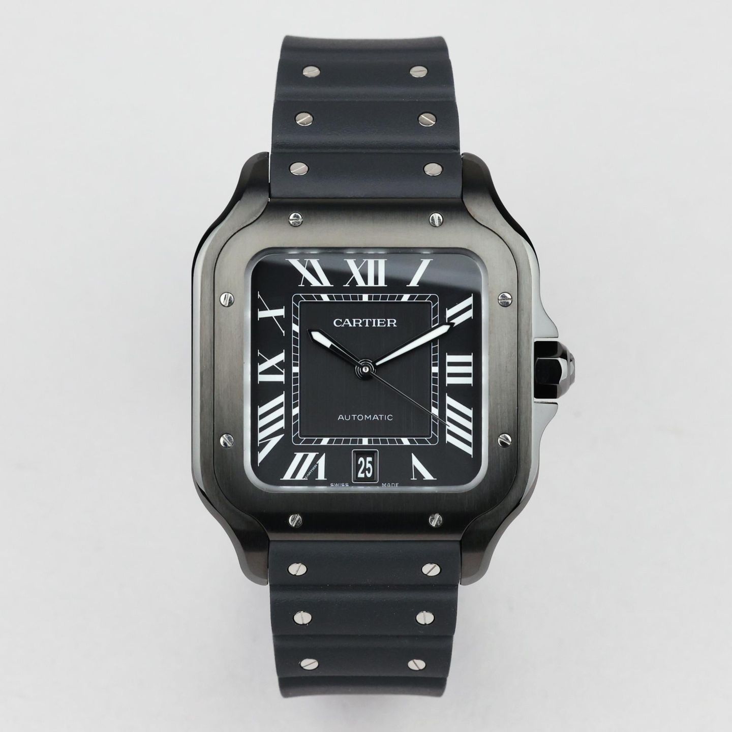 Cartier Santos WSSA0039 (2026) - Black dial 40 mm Steel case (1/8)