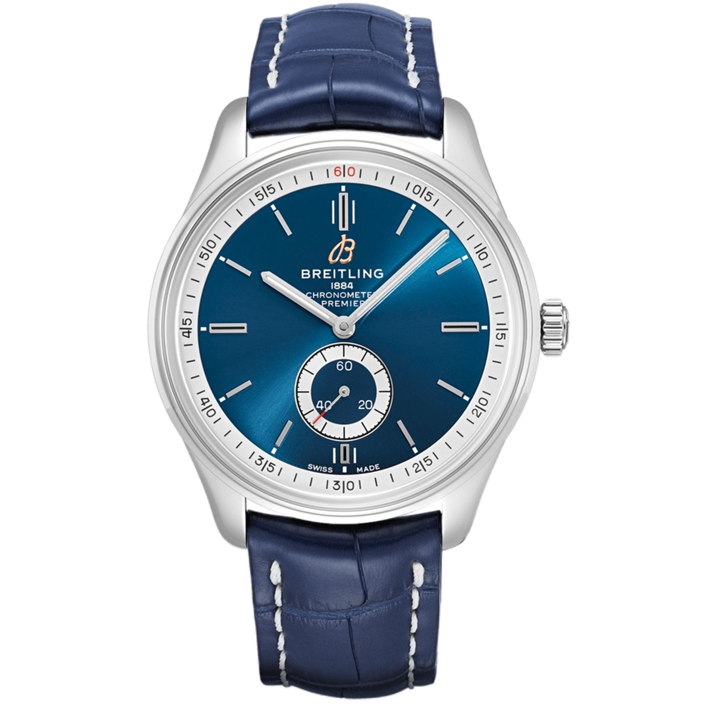 Breitling Premier Automatic 40 A37340351C1P2 (2023) - Blauw wijzerplaat 40mm Staal (1/1)