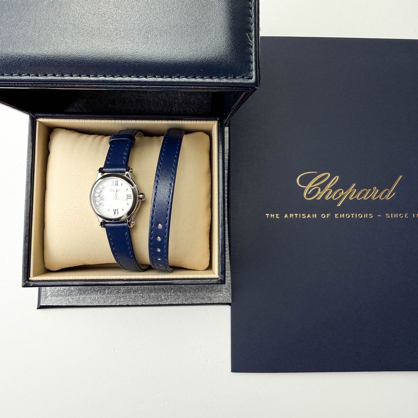 Chopard Happy Sport 278620-3001 (2024) - Zwart wijzerplaat 25mm Staal (4/8)