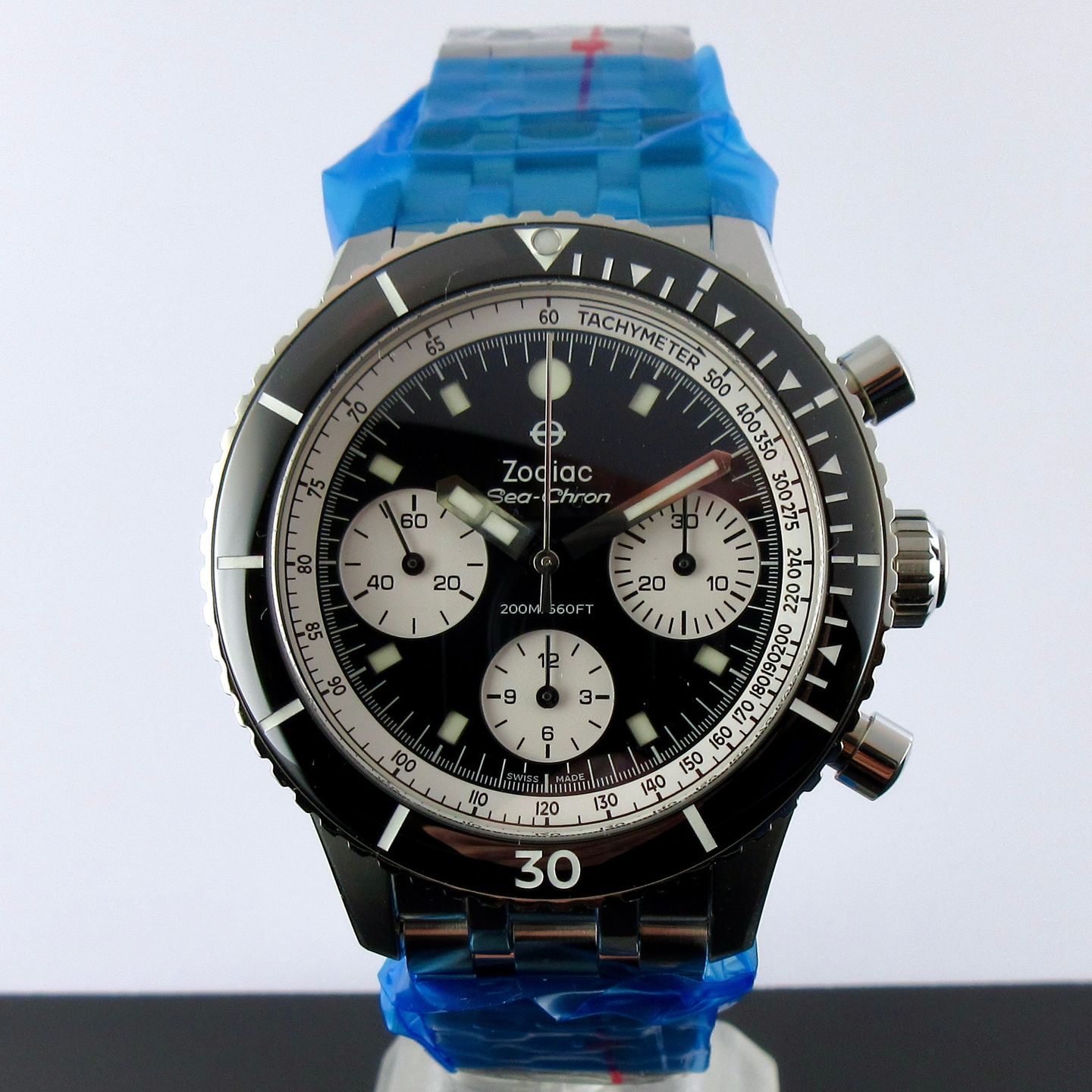 Zodiac Unknown ZO3604 (2026) - Zwart wijzerplaat 42mm Staal (1/8)