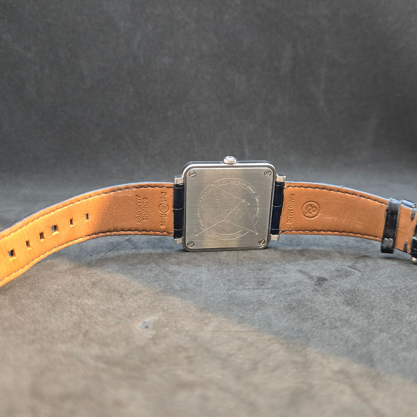 Bell & Ross BR S BRS-EA-ST/SCR (Unknown (random serial)) - Blue dial 40 mm Steel case (5/6)