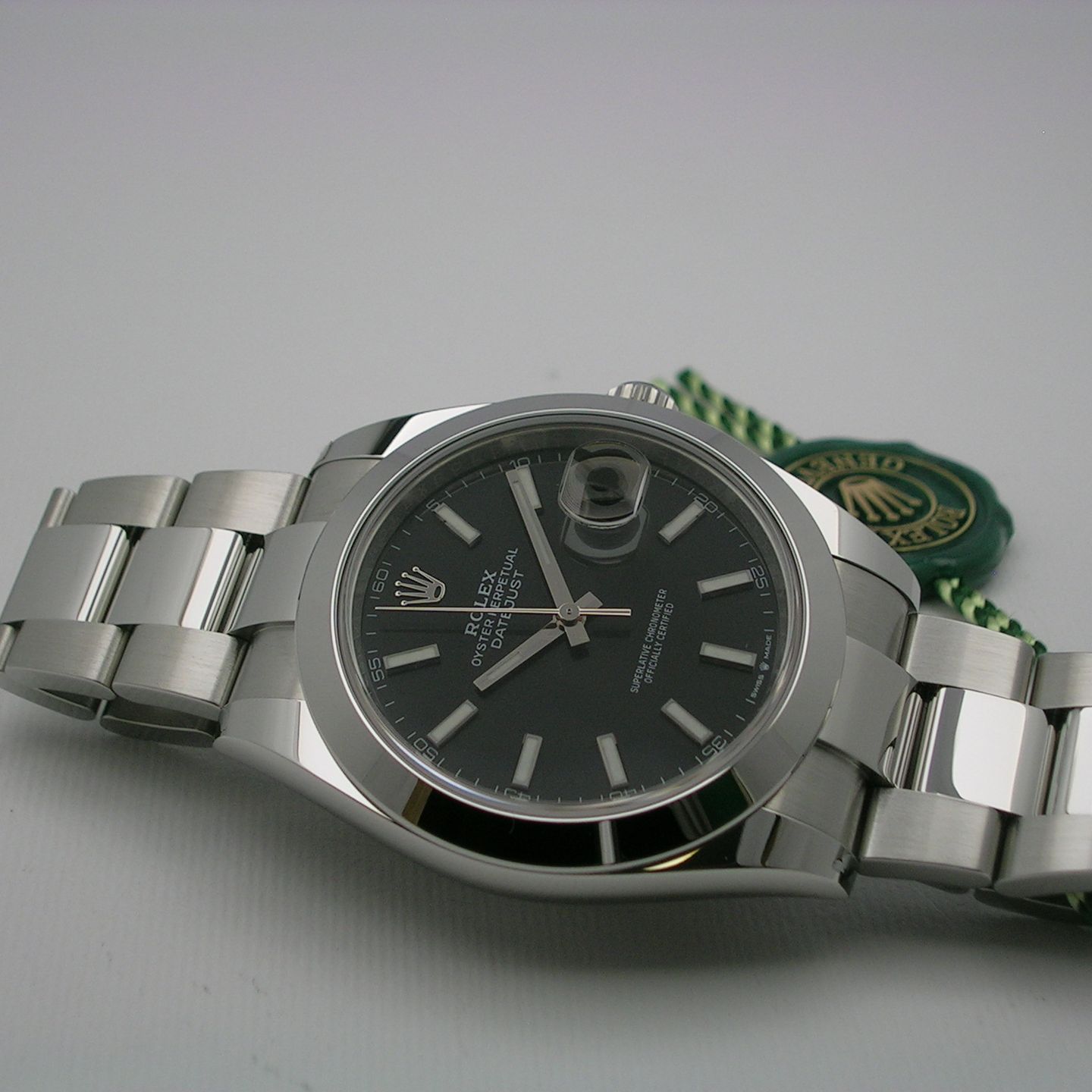 Rolex Datejust 41 126300 (2024) - Zwart wijzerplaat 41mm Staal (1/4)