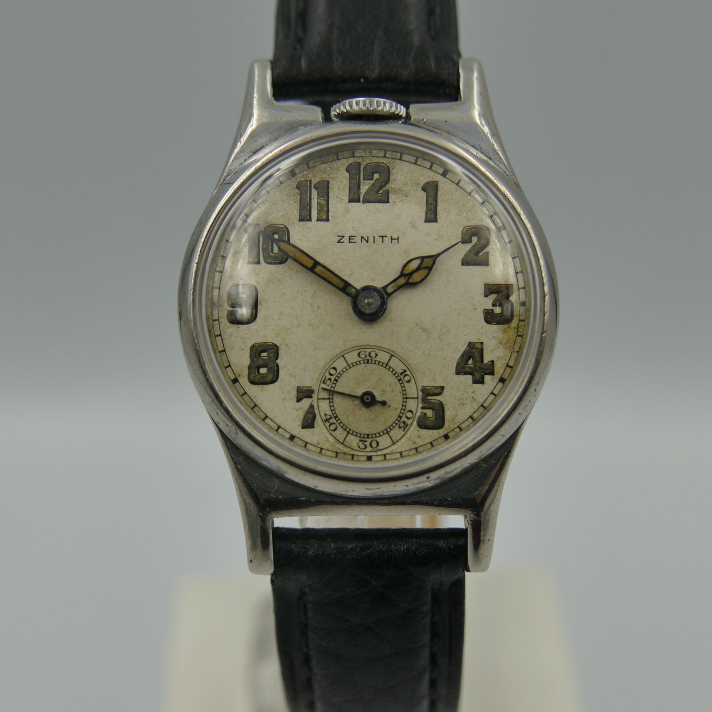 Zenith Vintage 30's vintage watch mens Zenith lépine windingcrown at 12 cal. 12''' RARE - (2/8)