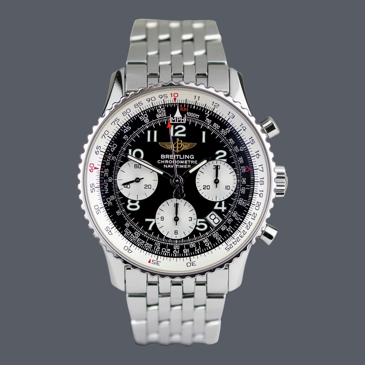 Breitling Navitimer A23322 (2003) - Black dial 42 mm Steel case (1/1)
