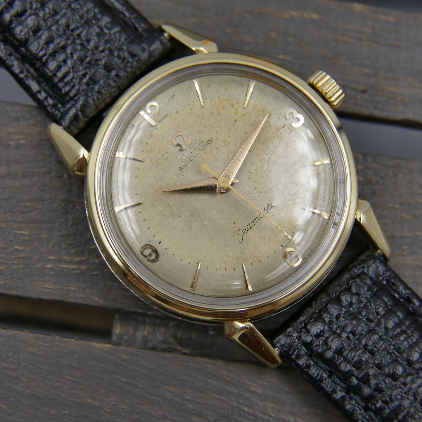 Omega Vintage 50's vintage watch mens Omega Seamaster ref. 2832 -3 SC automatic cal. 471 rare - (1/8)