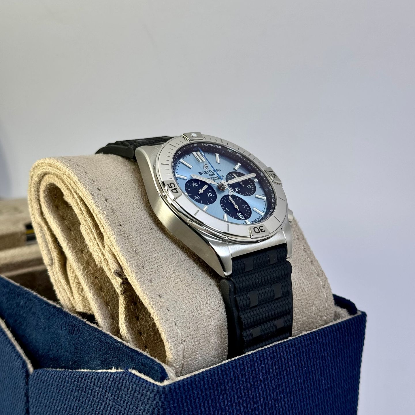 Breitling Chronomat 42 PB0134101C1S2 (2024) - Blauw wijzerplaat 43mm Staal (6/8)