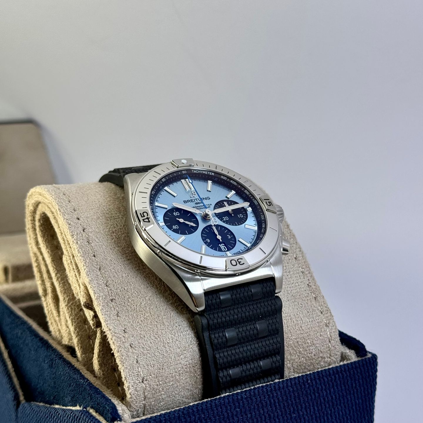 Breitling Chronomat 42 PB0134101C1S2 (2024) - Blauw wijzerplaat 43mm Staal (8/8)