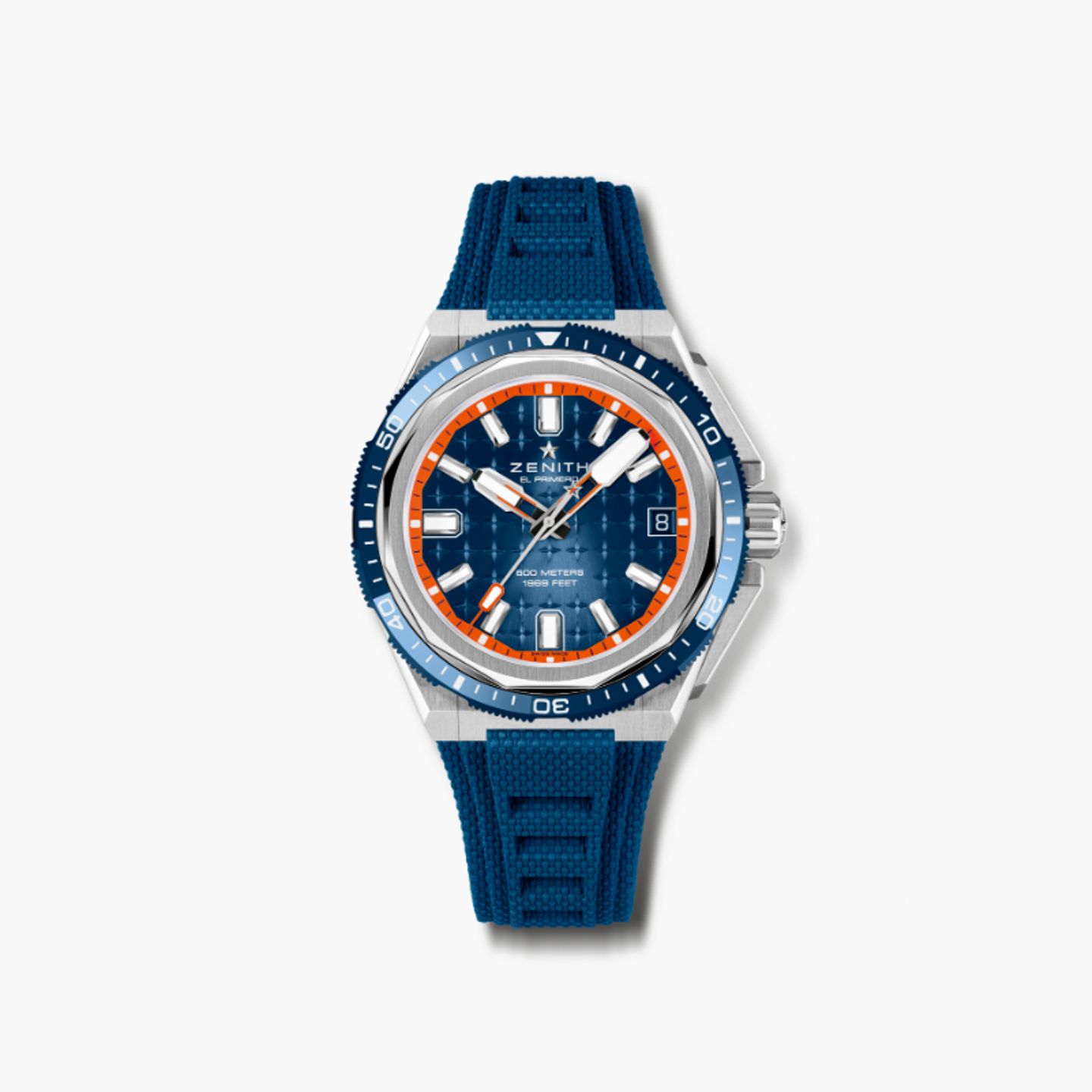 Zenith Defy 95.9601.3620/51.I301 (2024) - Blauw wijzerplaat 43mm Titanium (1/1)