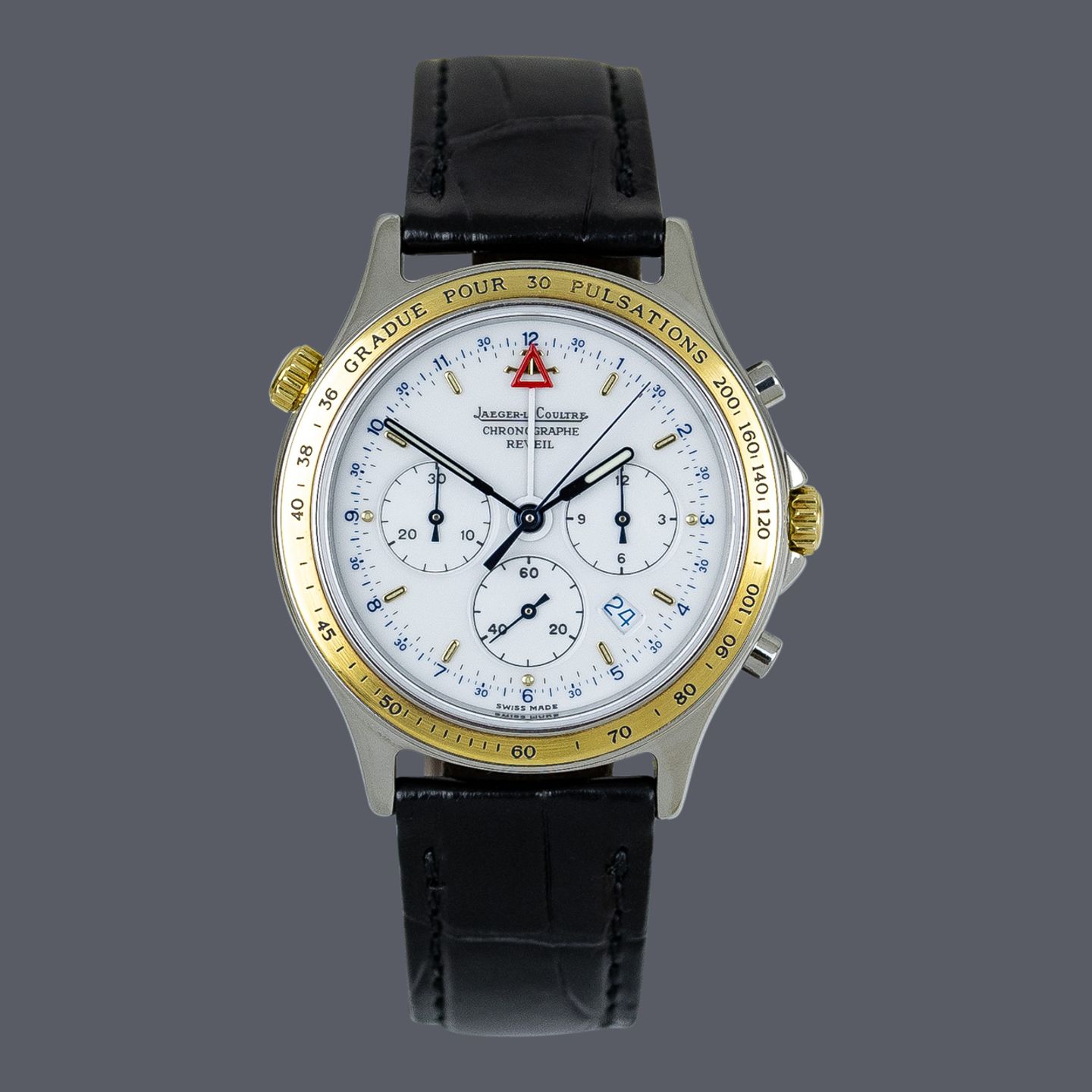 Jaeger-LeCoultre Heraion 116.5.33 (2010) - Zwart wijzerplaat 35mm Staal (1/1)