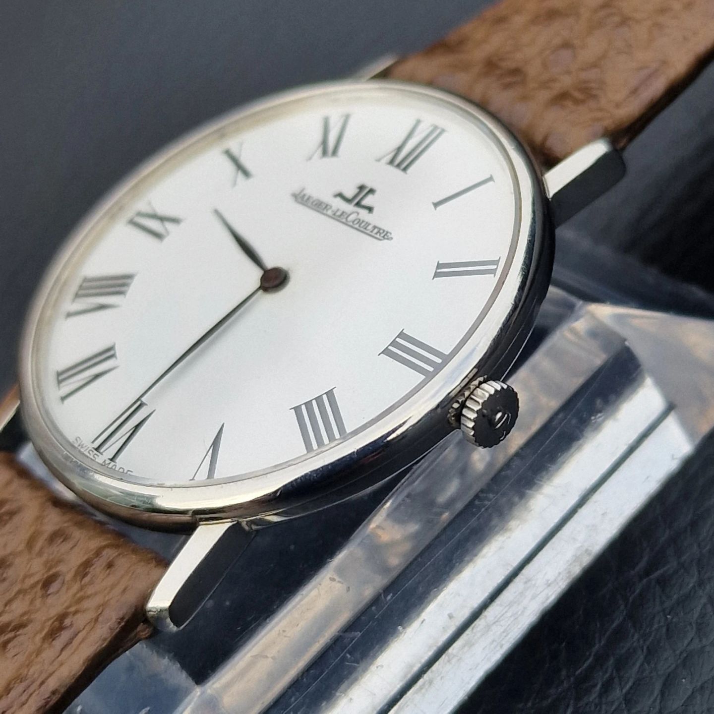 Jaeger-LeCoultre Master Ultra Thin 9124.42 (1970) - White dial 33 mm Steel case (6/8)