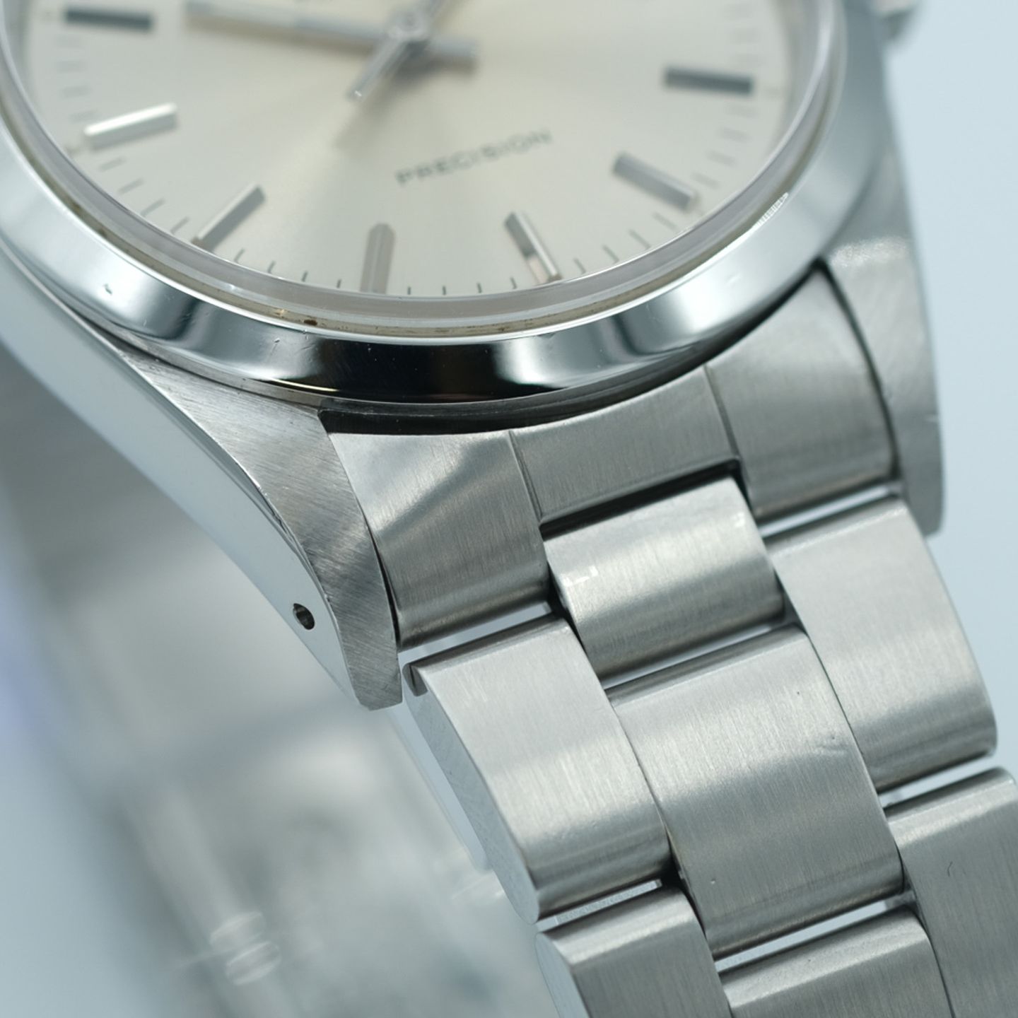 Rolex Air-King 14000 (1991) - Silver dial 34 mm Steel case (3/8)