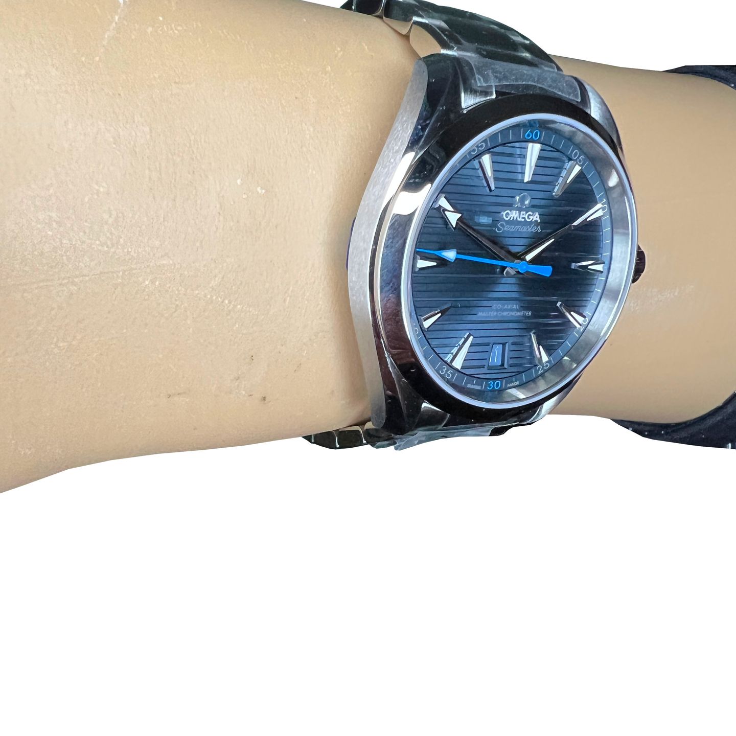 Omega Seamaster Aqua Terra 220.10.41.21.03.002 (2024) - Blue dial 41 mm Steel case (5/8)