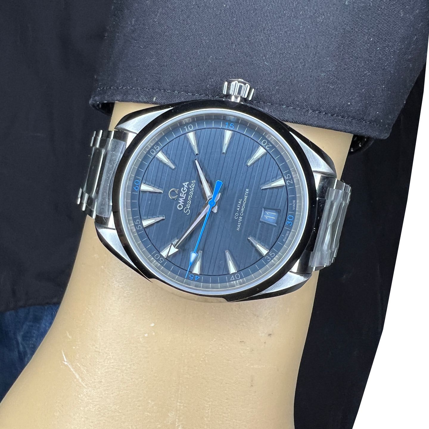 Omega Seamaster Aqua Terra 220.10.41.21.03.002 (2024) - Blauw wijzerplaat 41mm Staal (2/8)