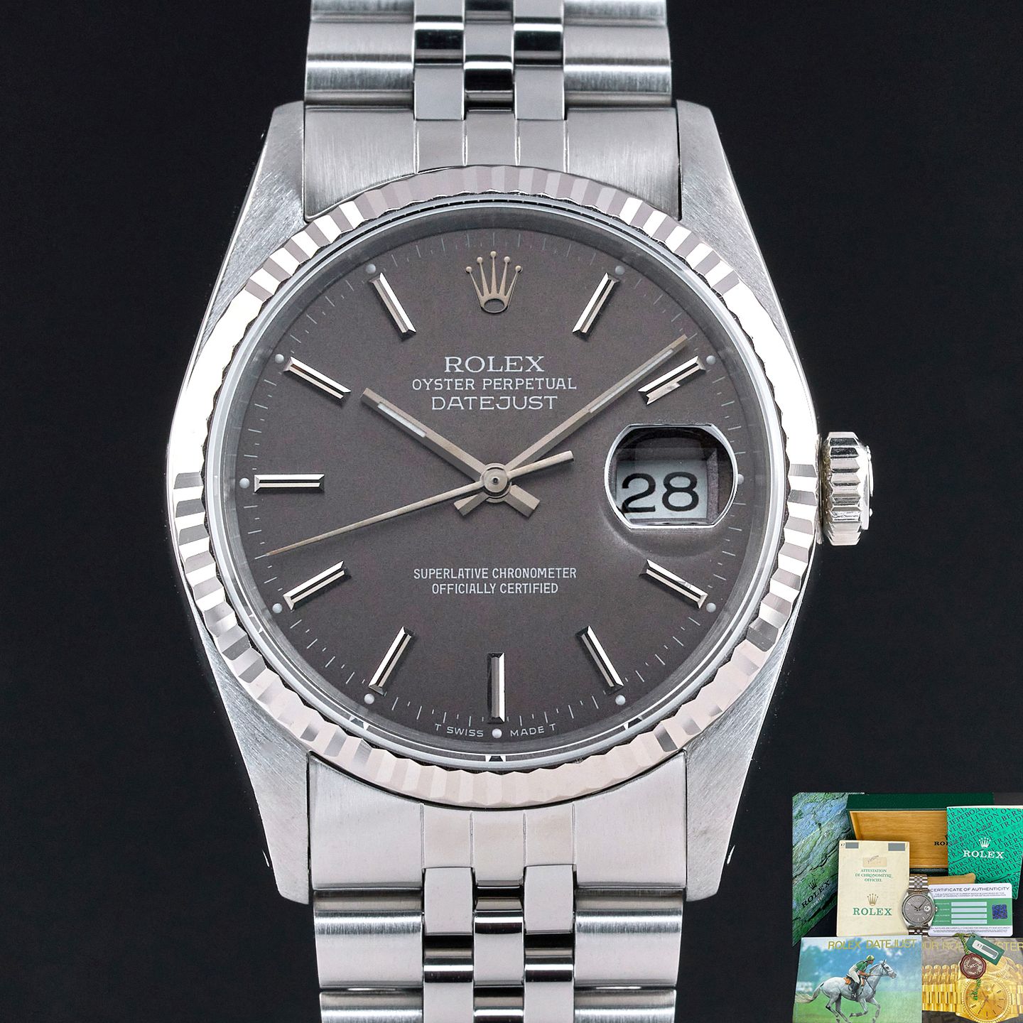 Rolex Datejust 36 16234 (1991) - 36 mm Steel case (1/7)