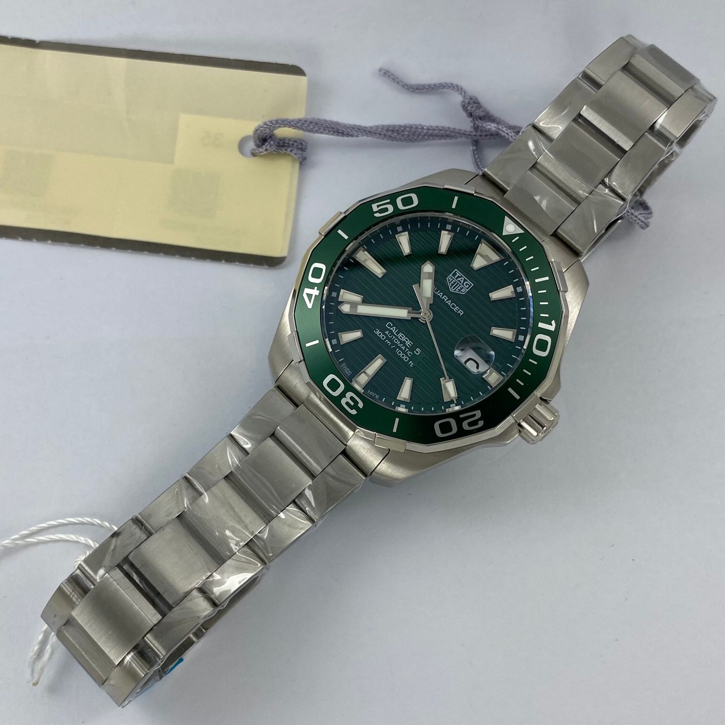 TAG Heuer Aquaracer - (2023) - Green dial 43 mm Steel case (5/7)