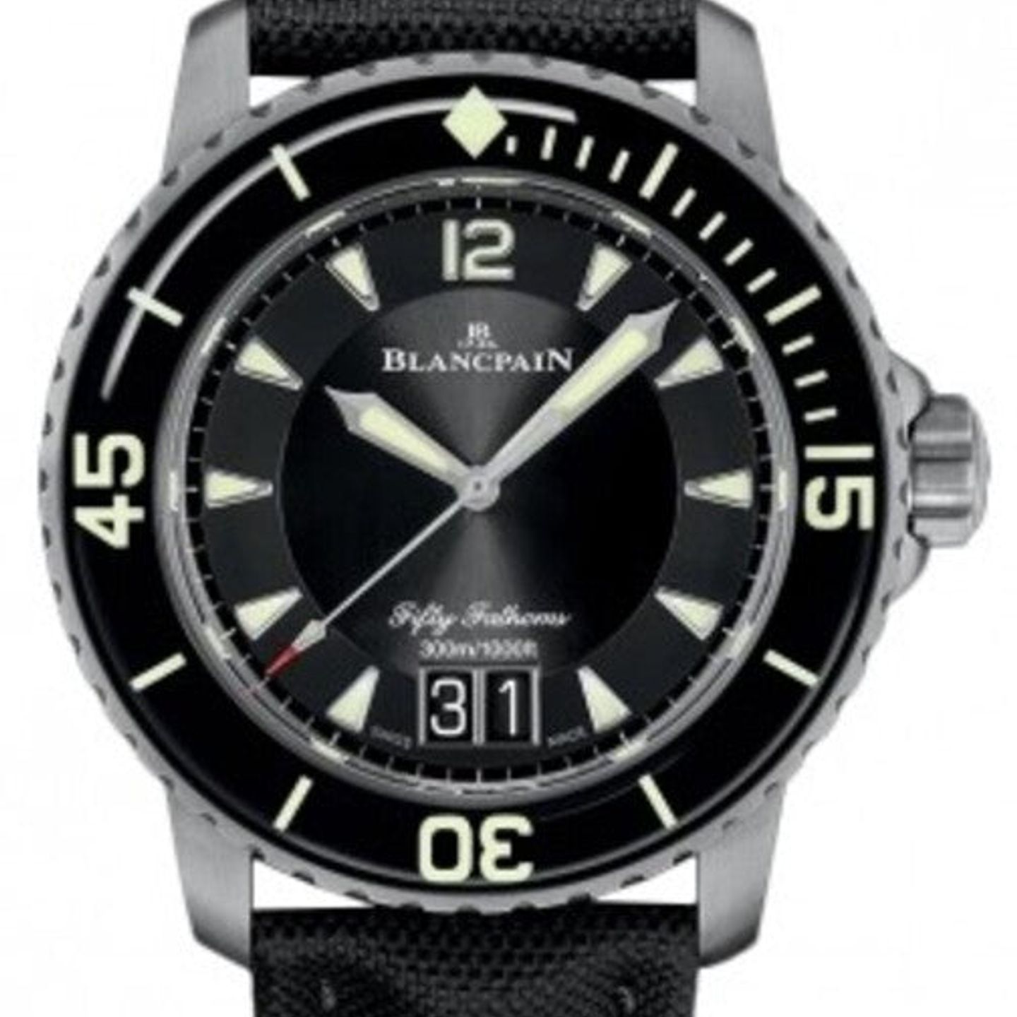 Blancpain Fifty Fathoms 5050-12B30-NABA (2026) - Black dial 46 mm Titanium case (1/1)