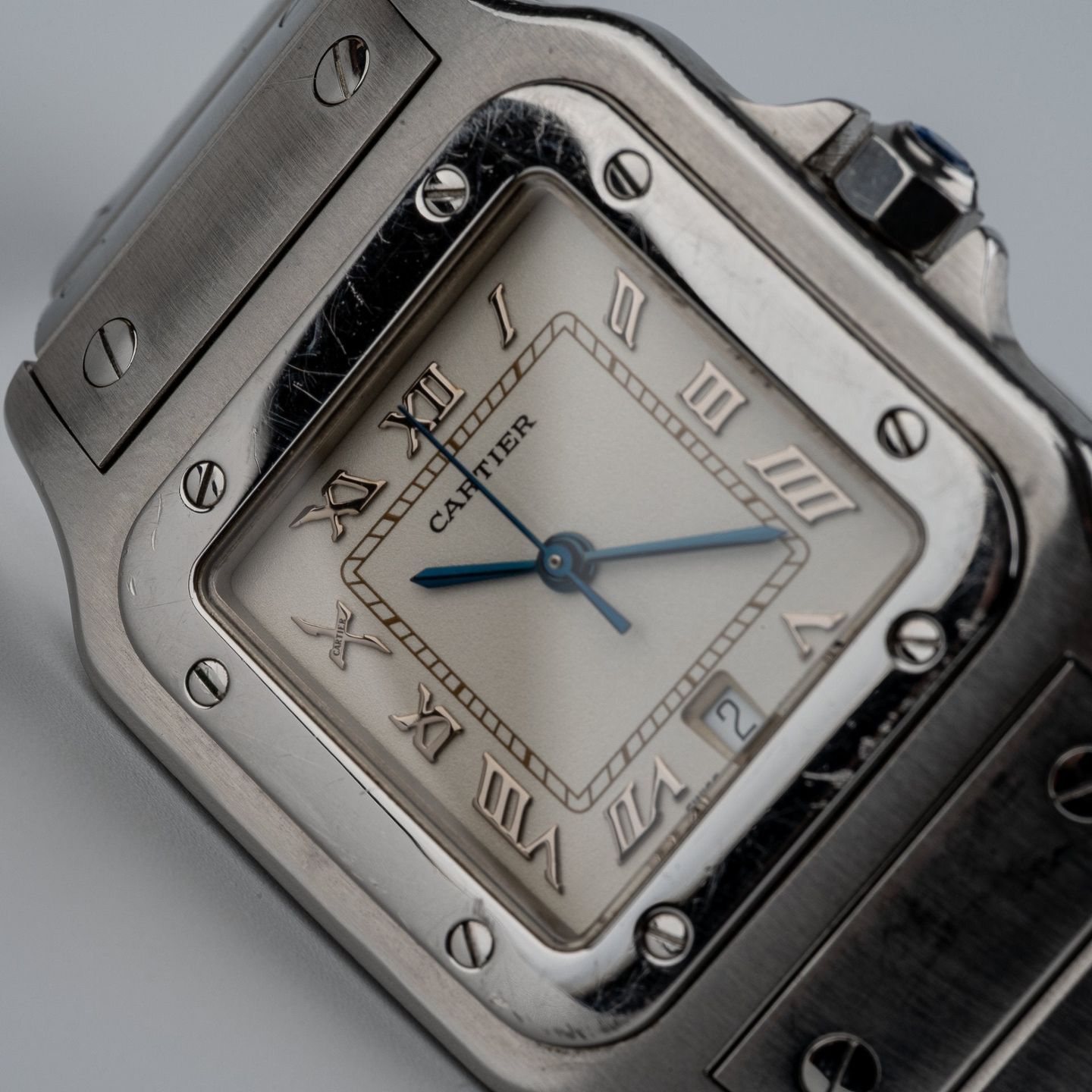 Cartier Santos Galbée 1564 (Unknown (random serial)) - Unknown dial 29 mm Steel case (2/8)