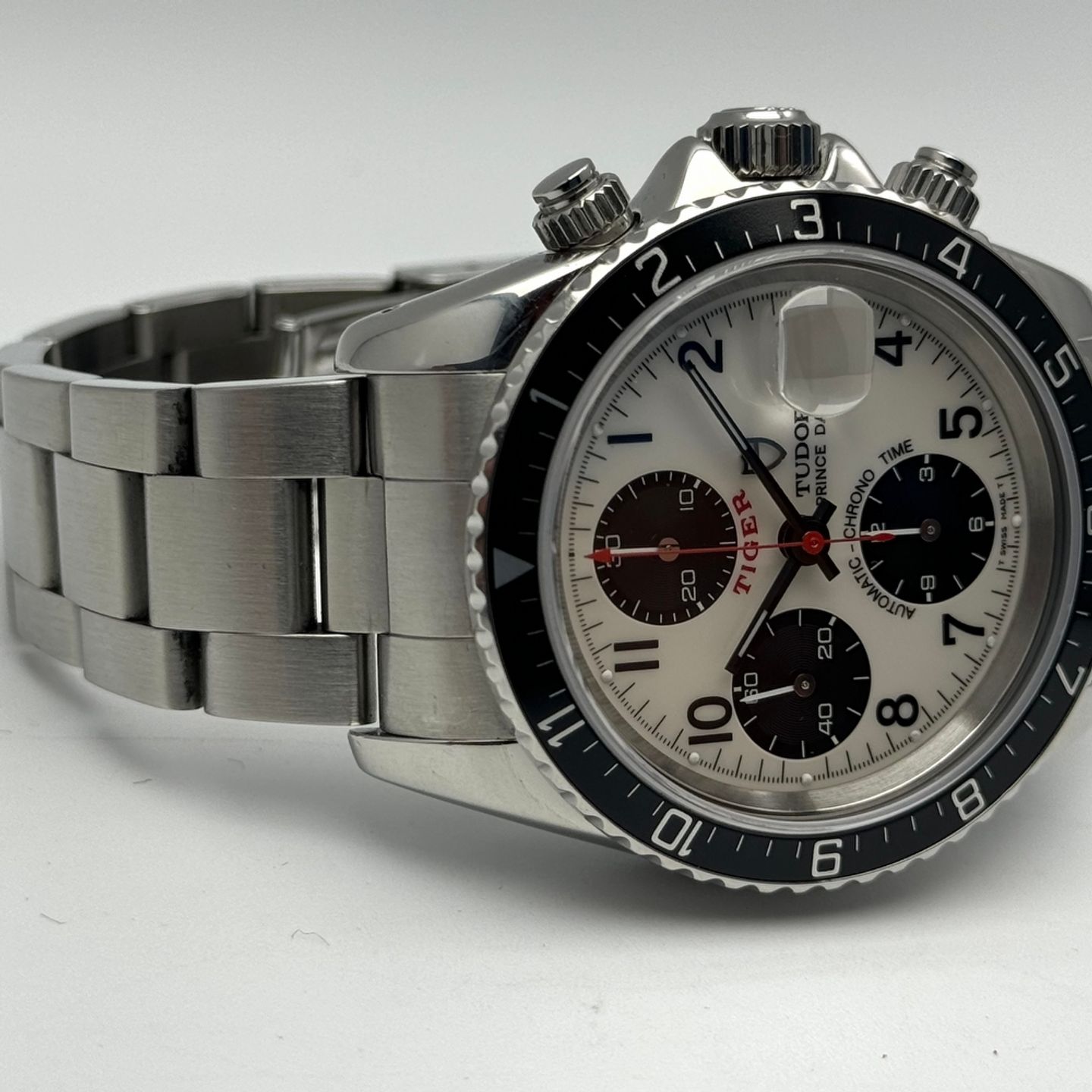 Tudor Prince Date 79260 (2000) - White dial 40 mm Steel case (6/10)