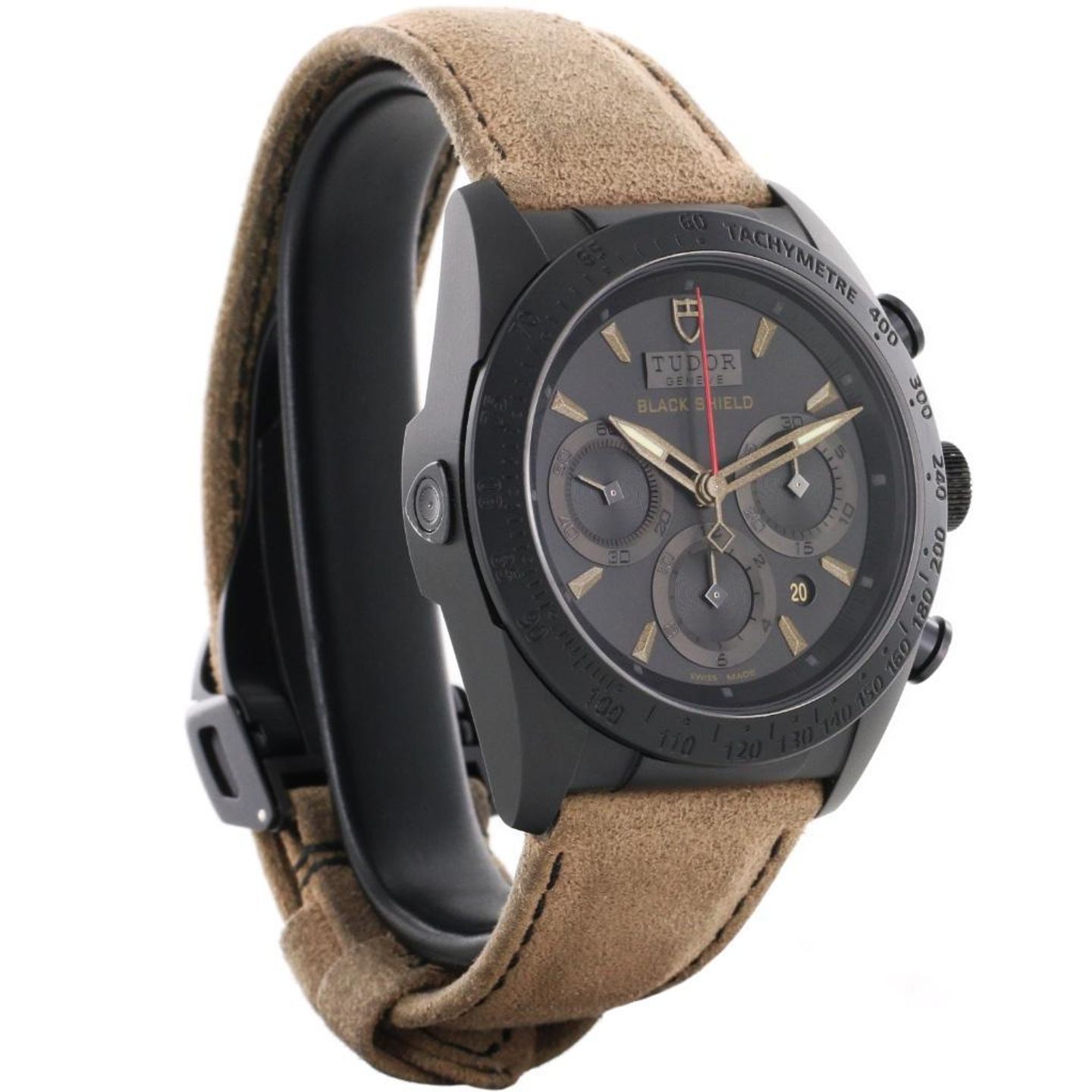 Tudor Fastrider Black Shield 42000CN (2019) - Black dial 42 mm Steel case (7/8)